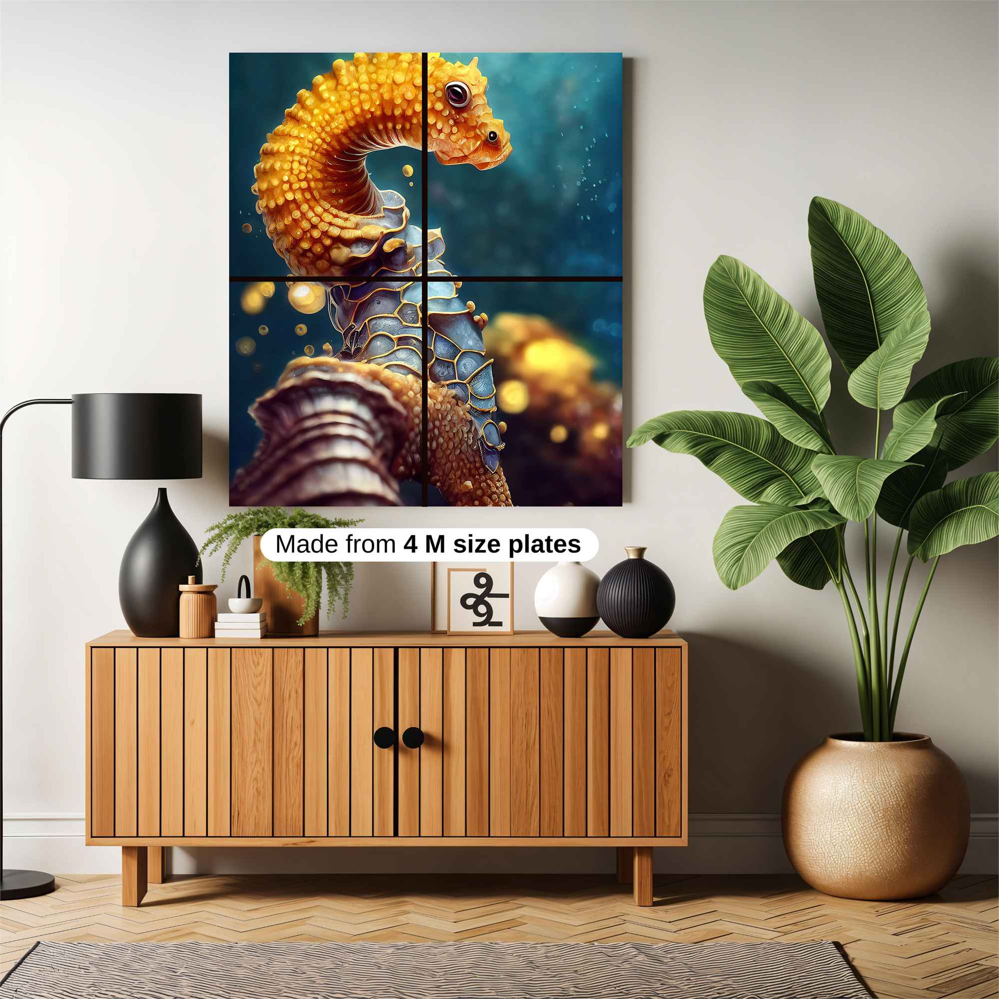 Seahorse Serenity Safe Wall Magnetic / M
