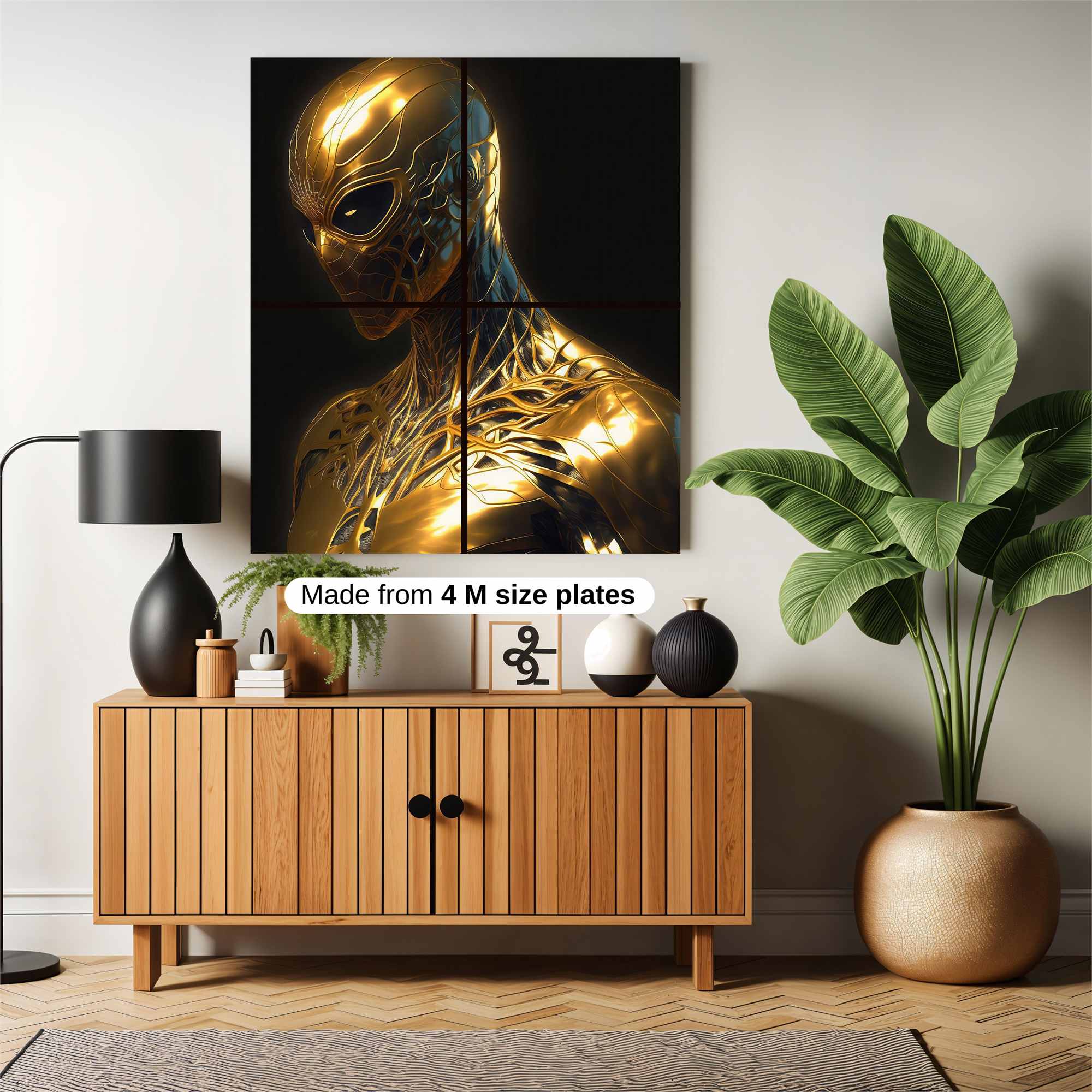 Golden Ascendancy Safe Wall Magnetic / M