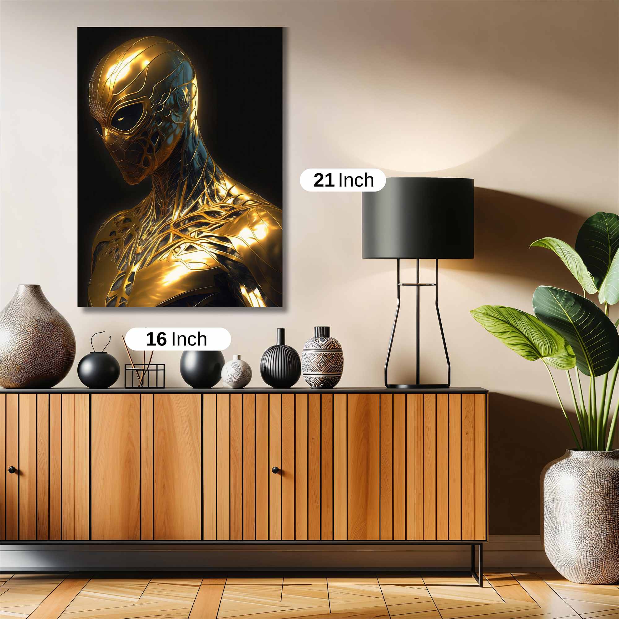 Golden Ascendancy Safe Wall Magnetic / M