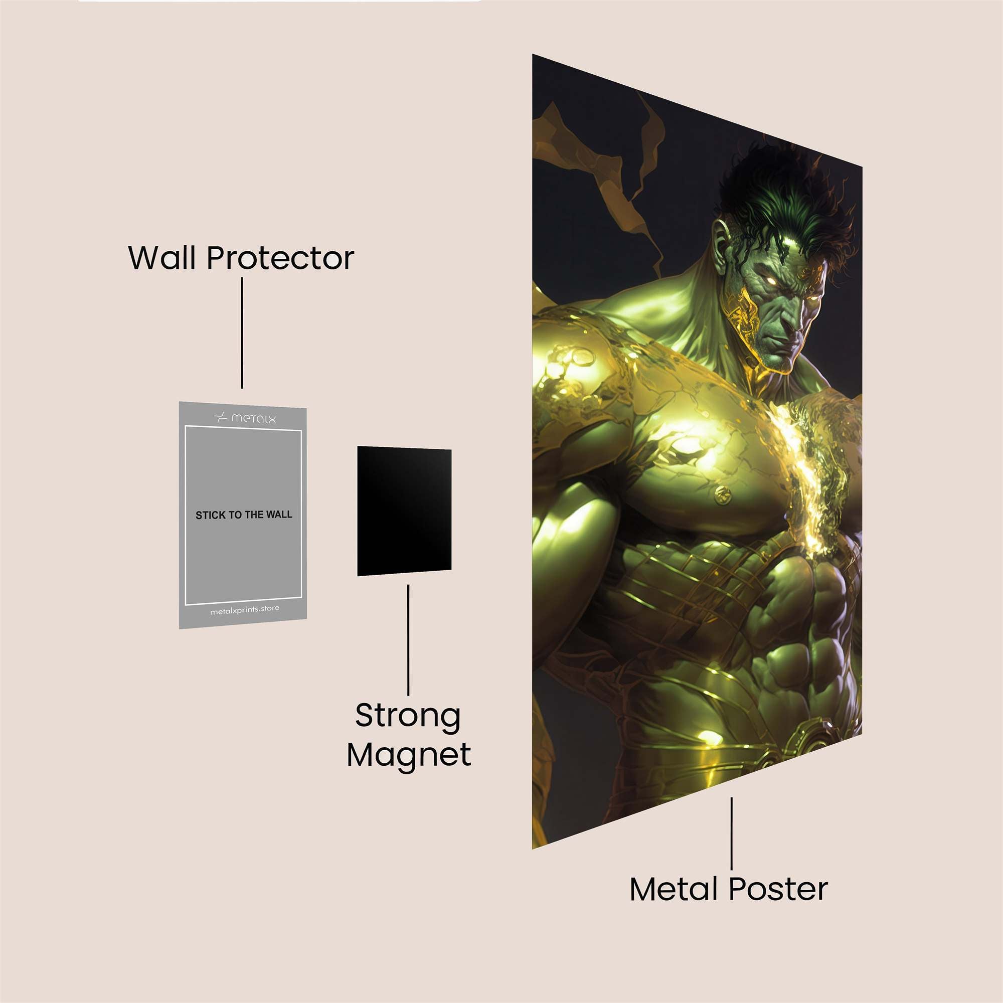 Hulk Radiance Safe Wall Magnetic / M