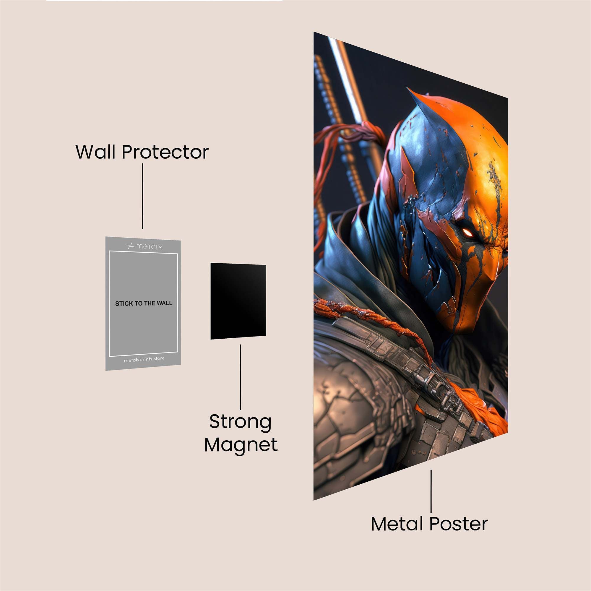 Deathstroke Intensity Safe Wall Magnetic / M