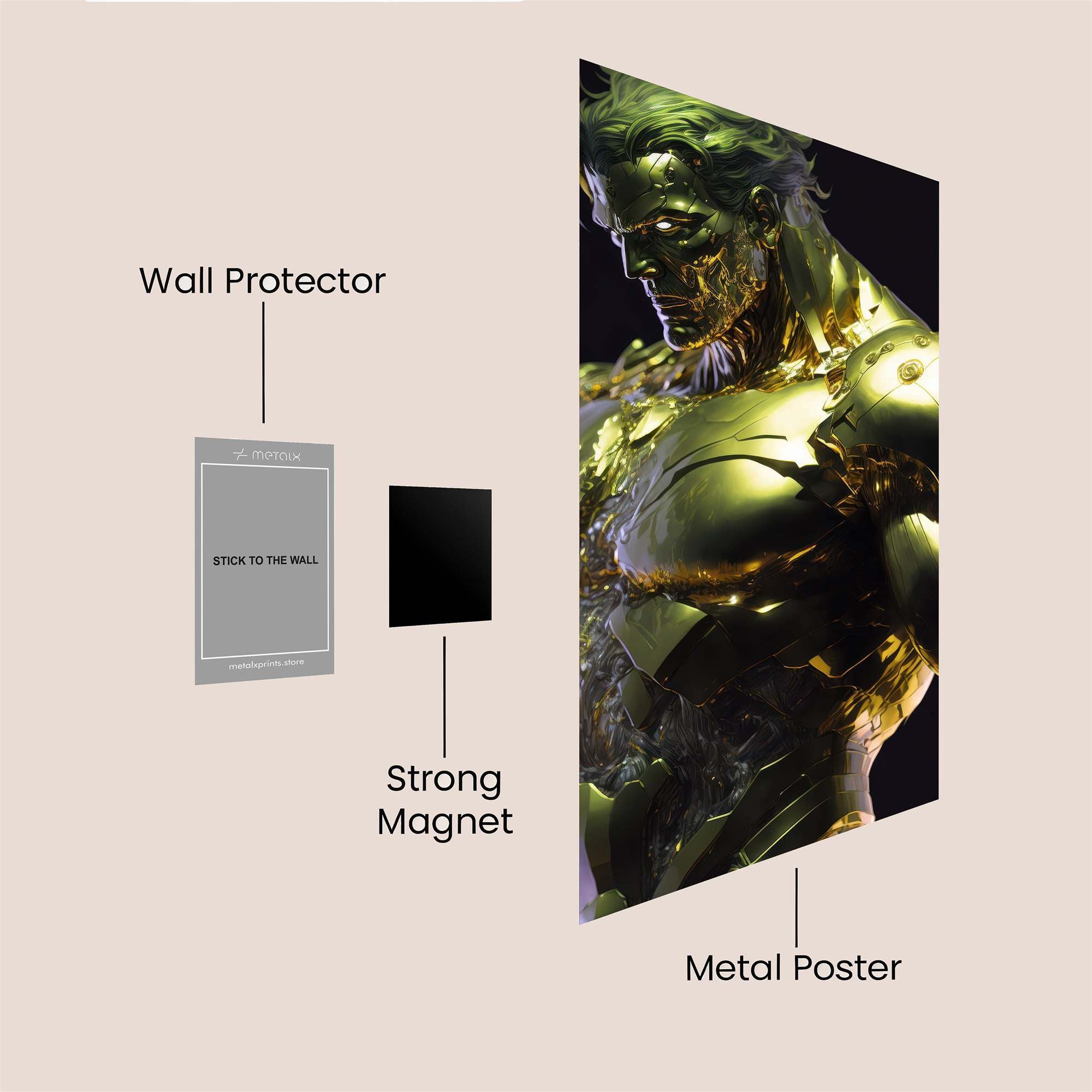 Titanic Aura Safe Wall Magnetic / M