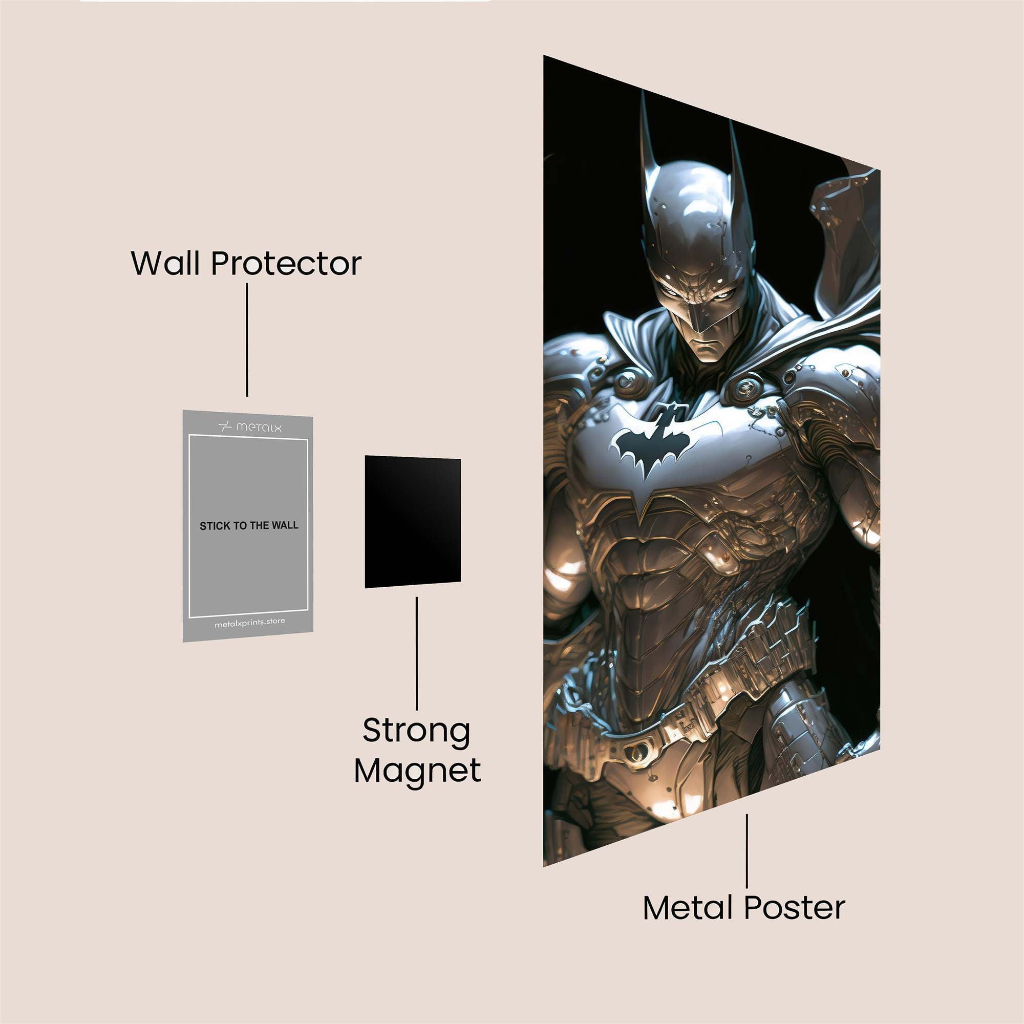 Batman Enigma Safe Wall Magnetic / M