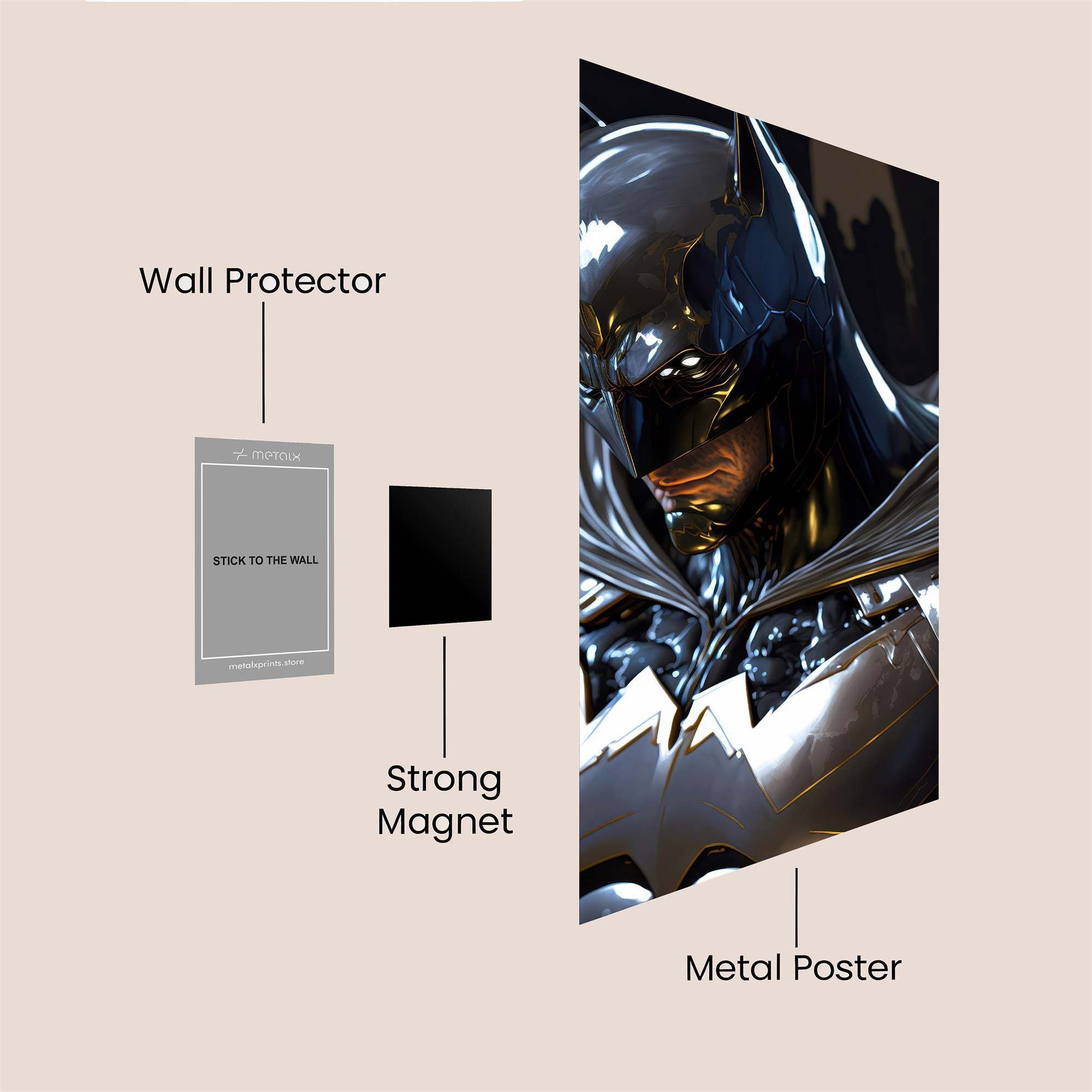 Batman Resilience Safe Wall Magnetic / M