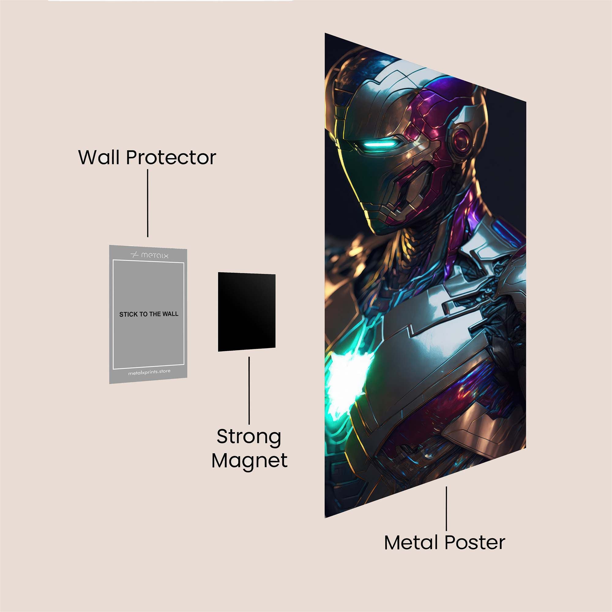 Metallic Guardian Safe Wall Magnetic / M