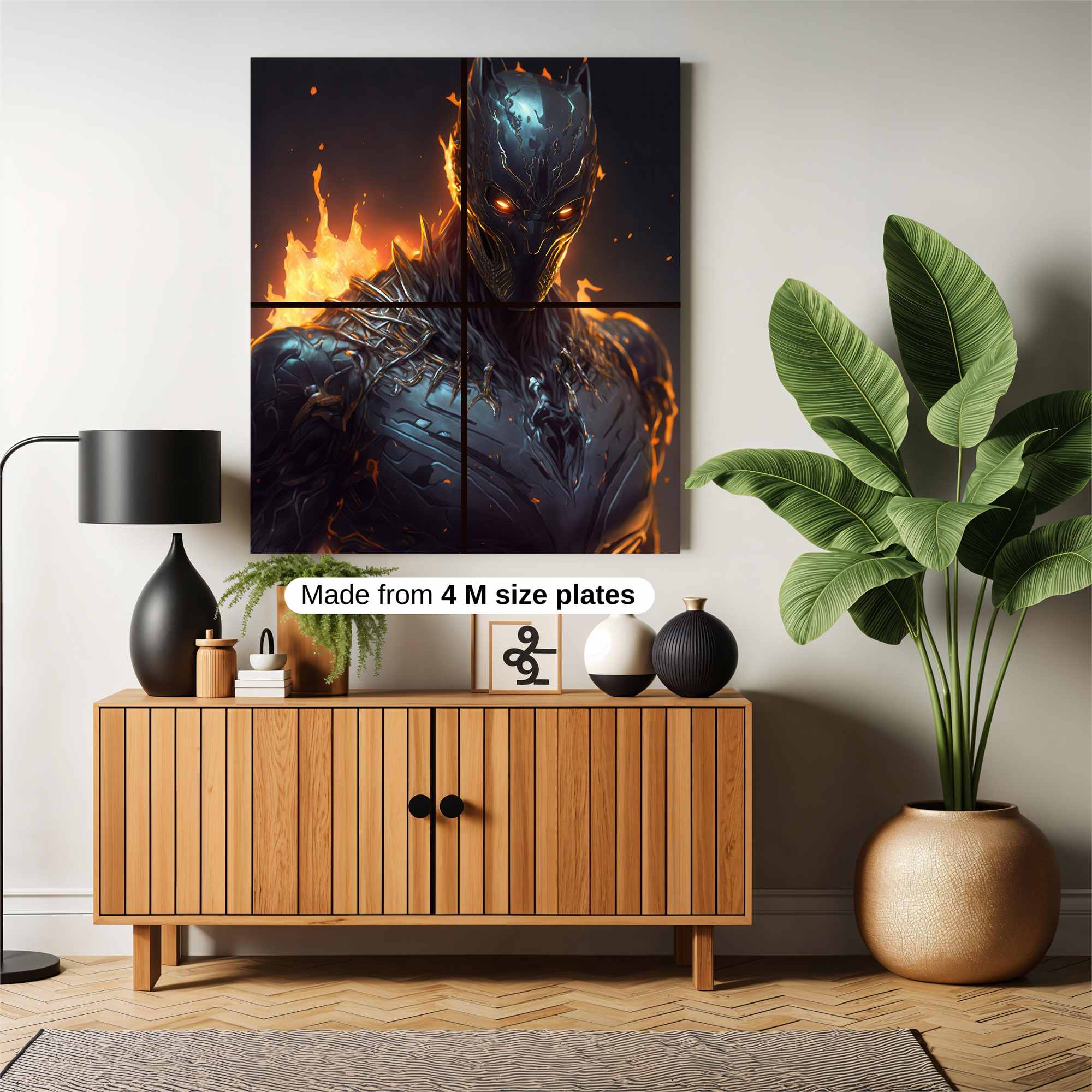 Panther Blaze Safe Wall Magnetic / M