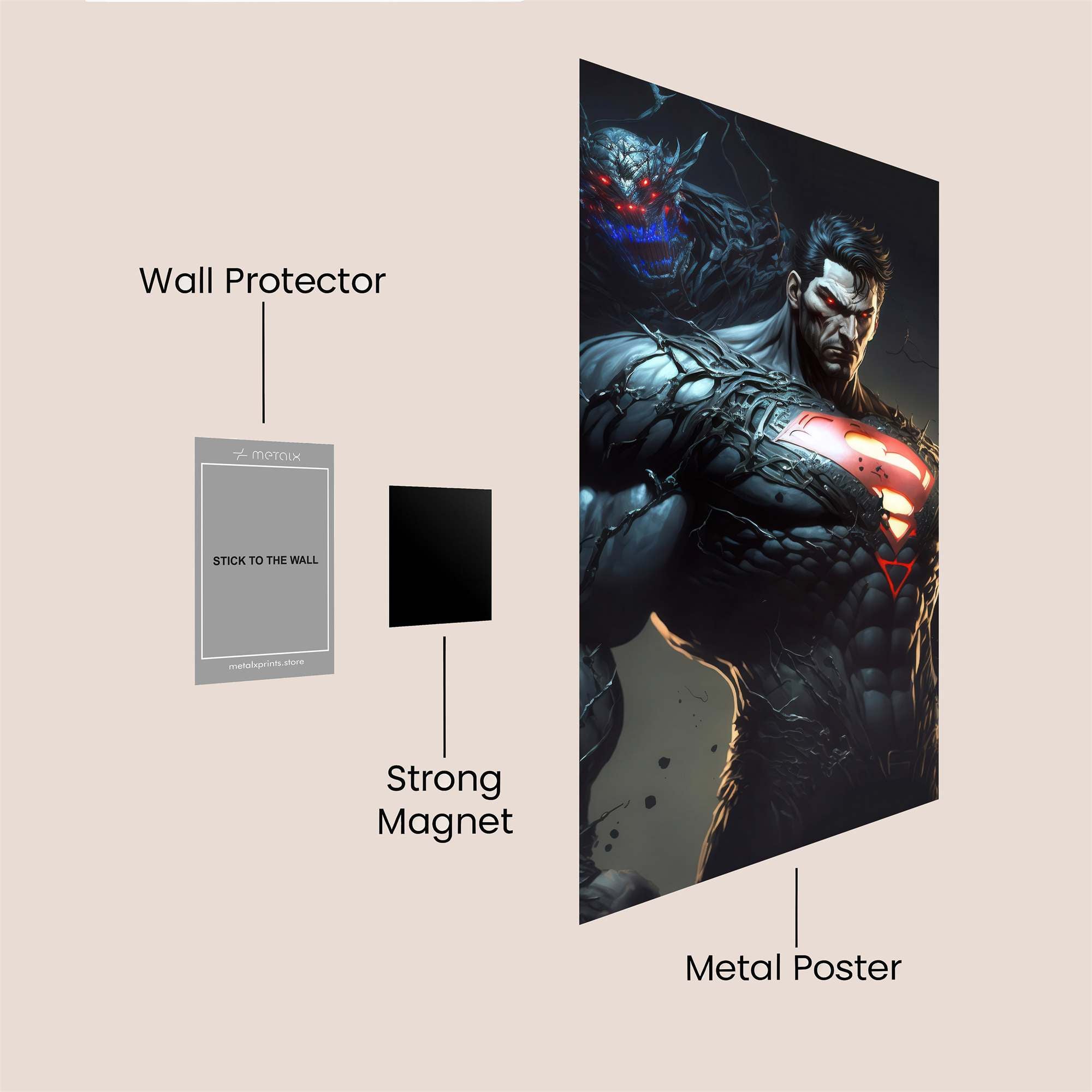 Viral Supremacy Safe Wall Magnetic / M