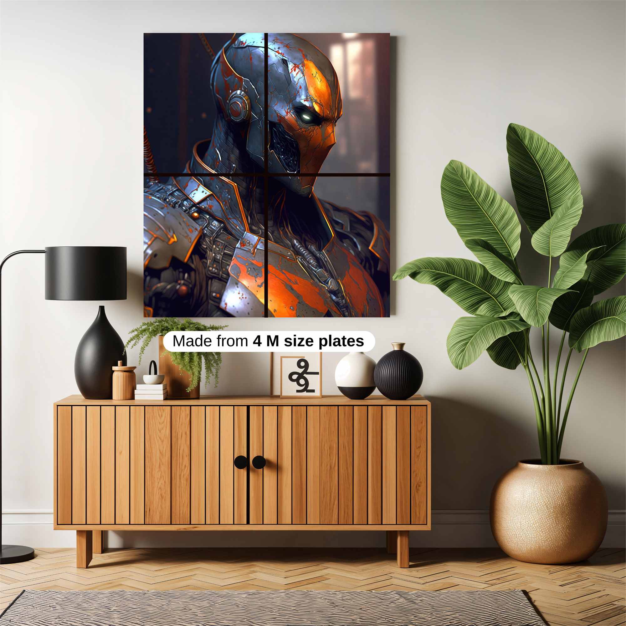 Deathstroke Menace Safe Wall Magnetic / M