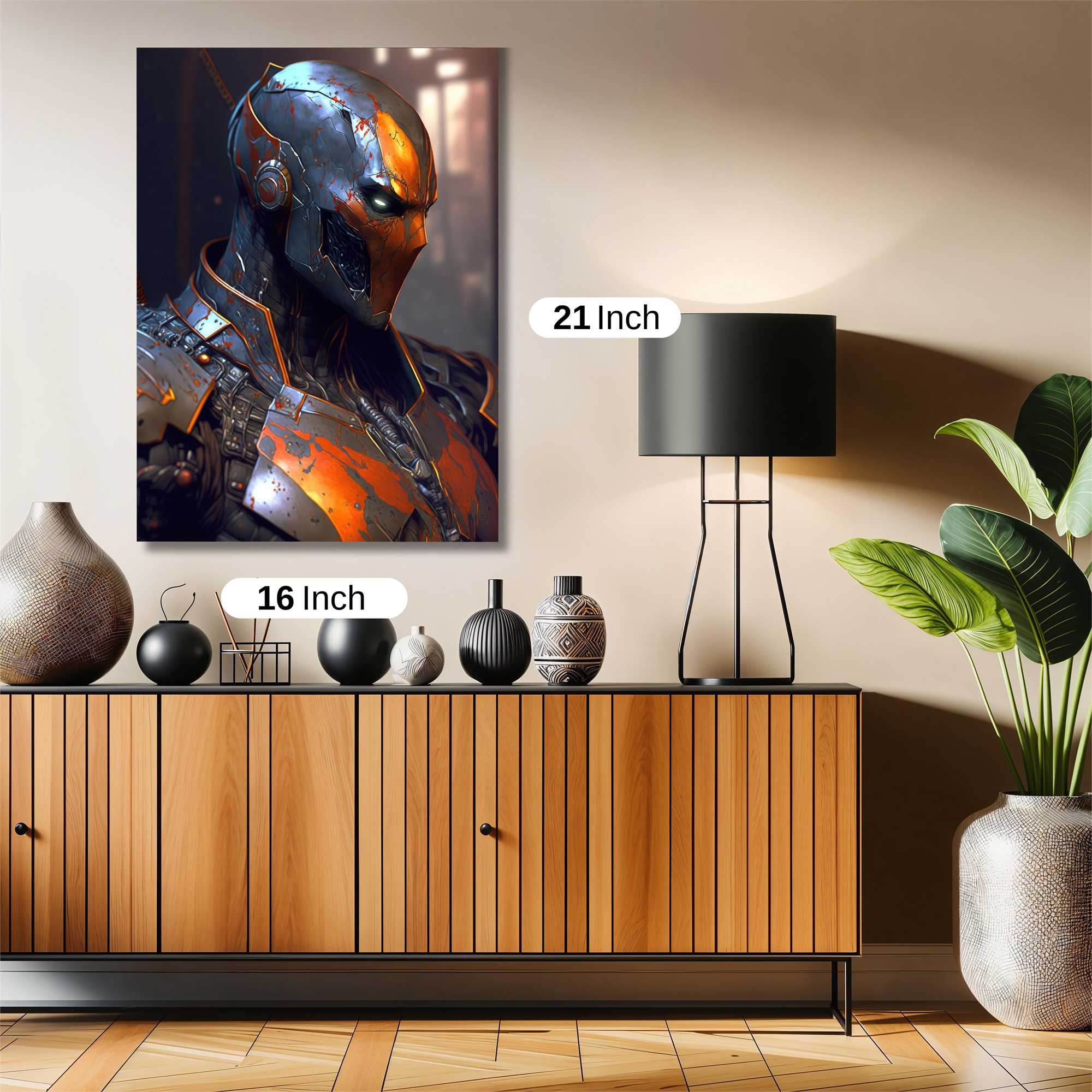 Deathstroke Menace Safe Wall Magnetic / M