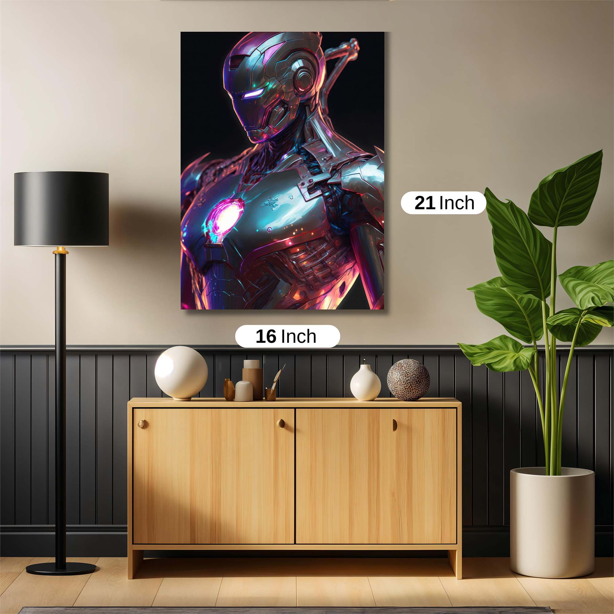 Ironman Luminescence Safe Wall Magnetic / M