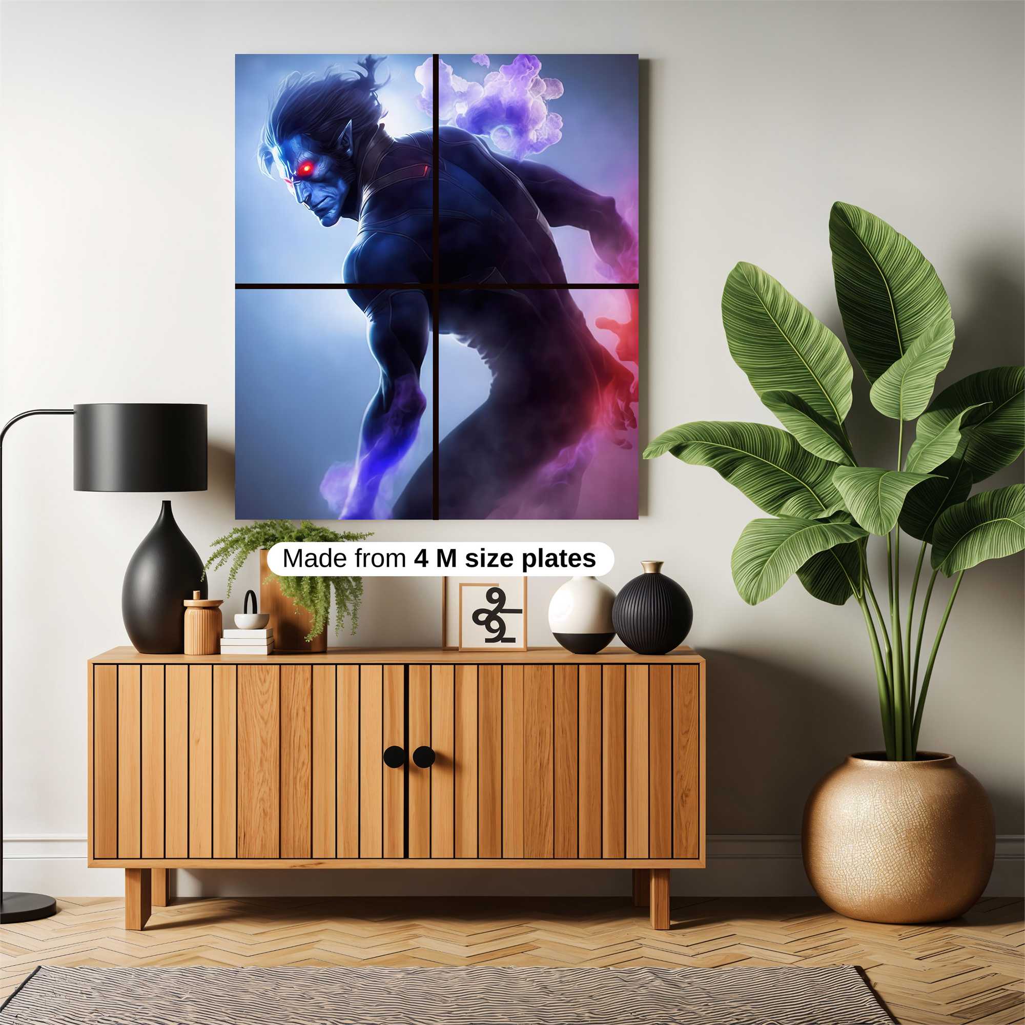 Nightcrawler Mystique Safe Wall Magnetic / M