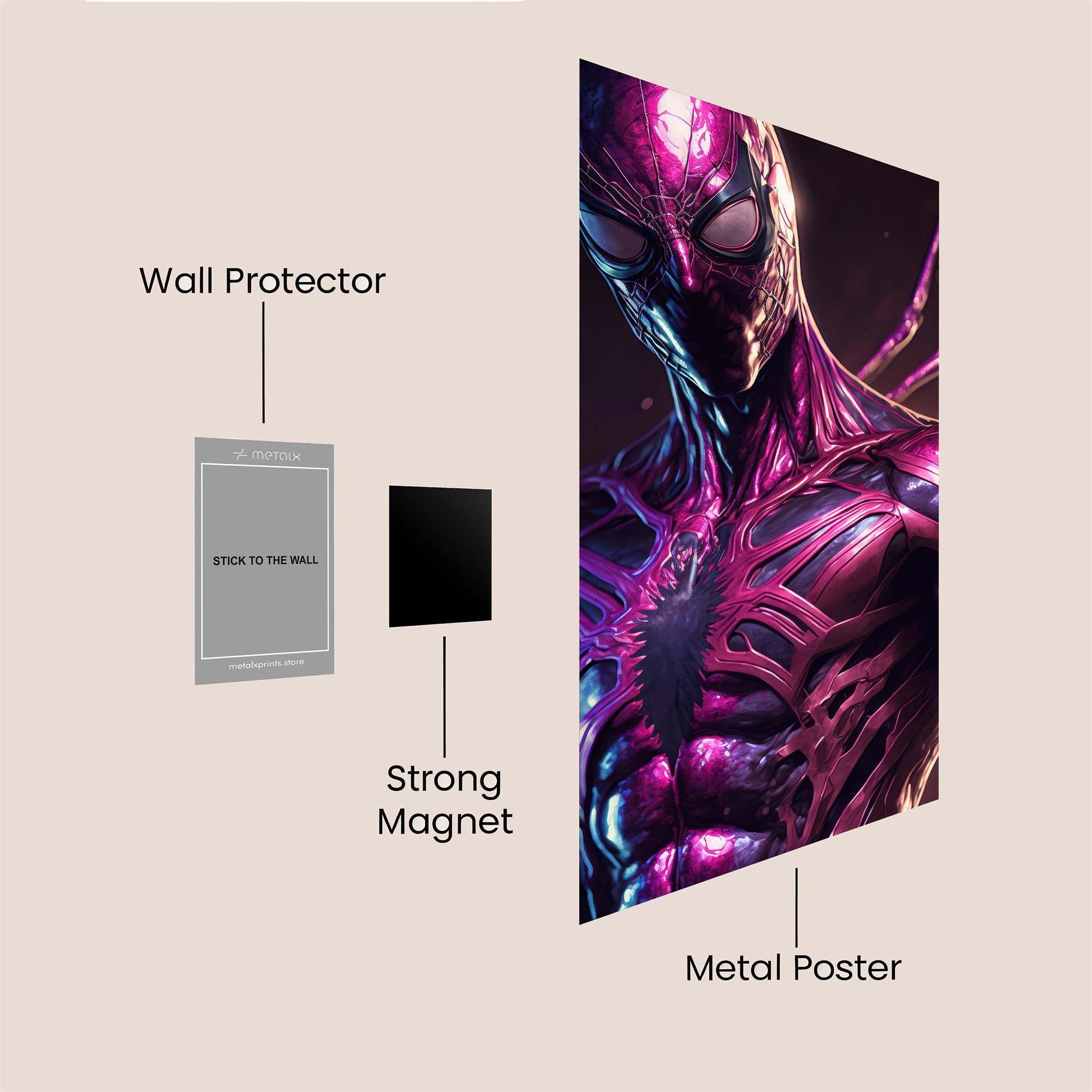 Venom Vortex Safe Wall Magnetic / M