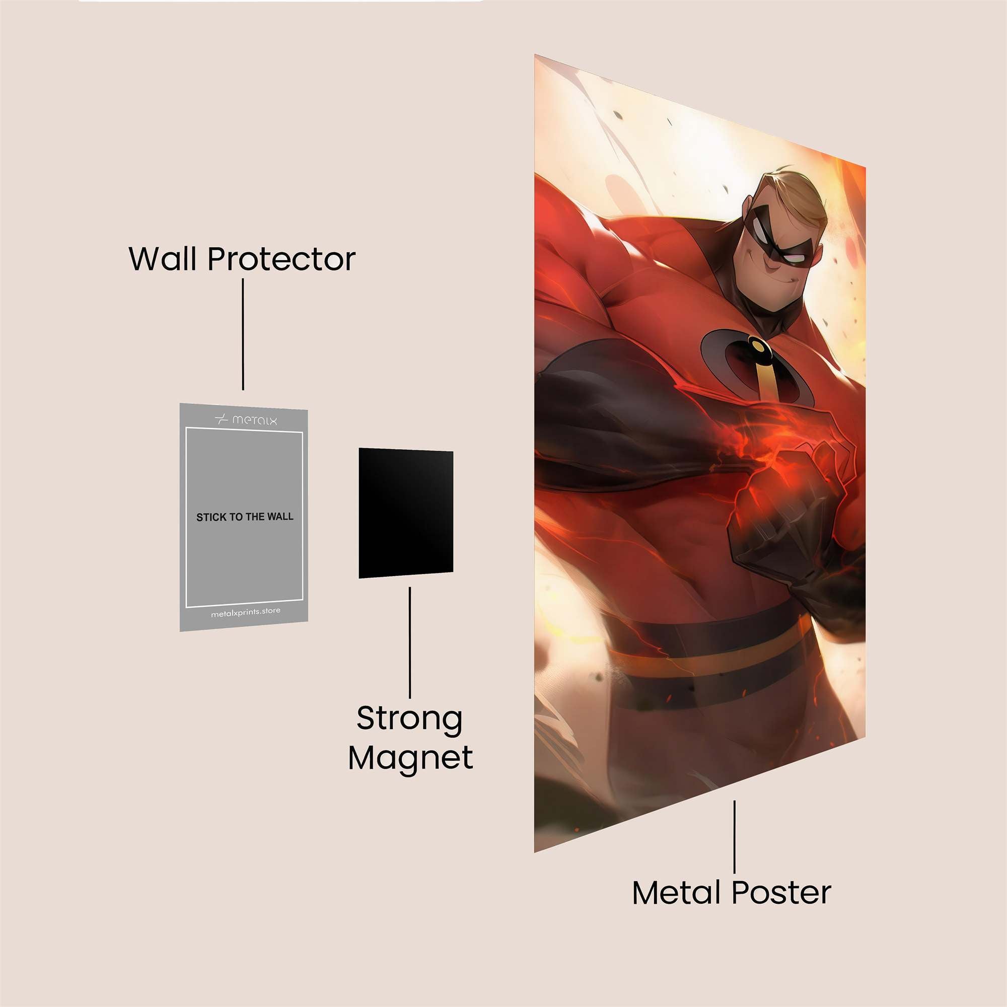 Incredible Might Safe Wall Magnetic / M