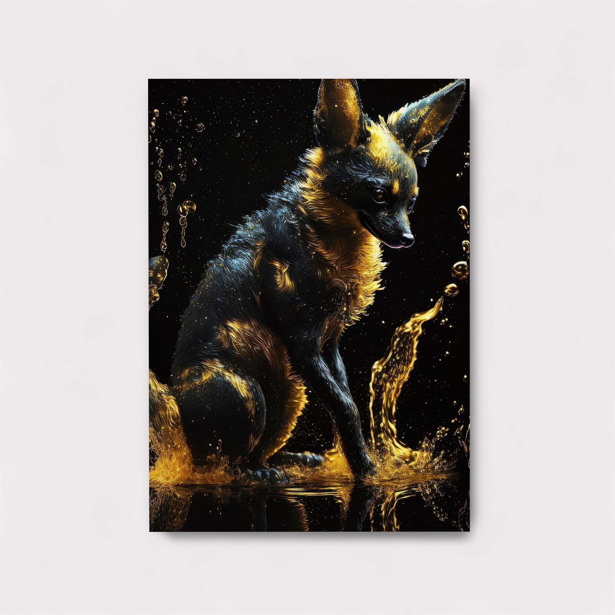 Golden Splash Safe Wall Magnetic / M