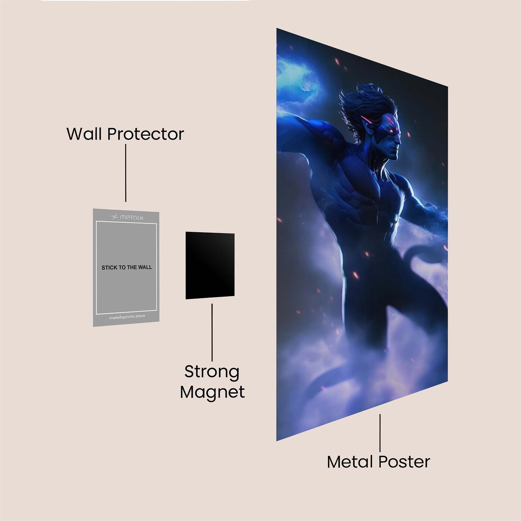 Nightcrawler Vortex Safe Wall Magnetic / M