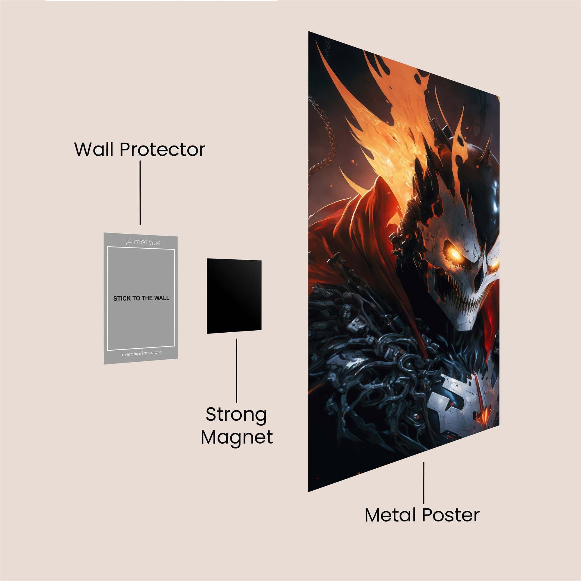 Infernal Majesty Safe Wall Magnetic / M