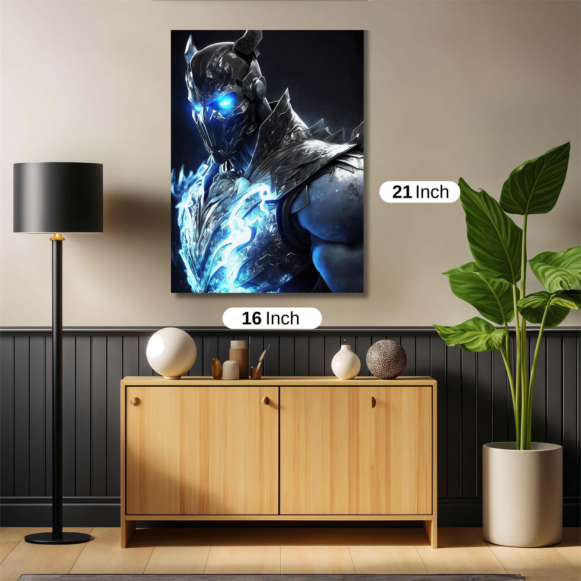 Futuristic Sentinel Safe Wall Magnetic / M