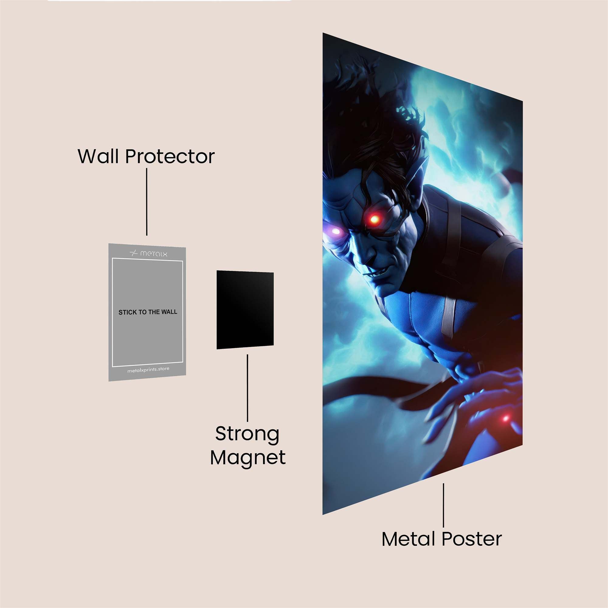 Nightcrawler Aura Safe Wall Magnetic / M