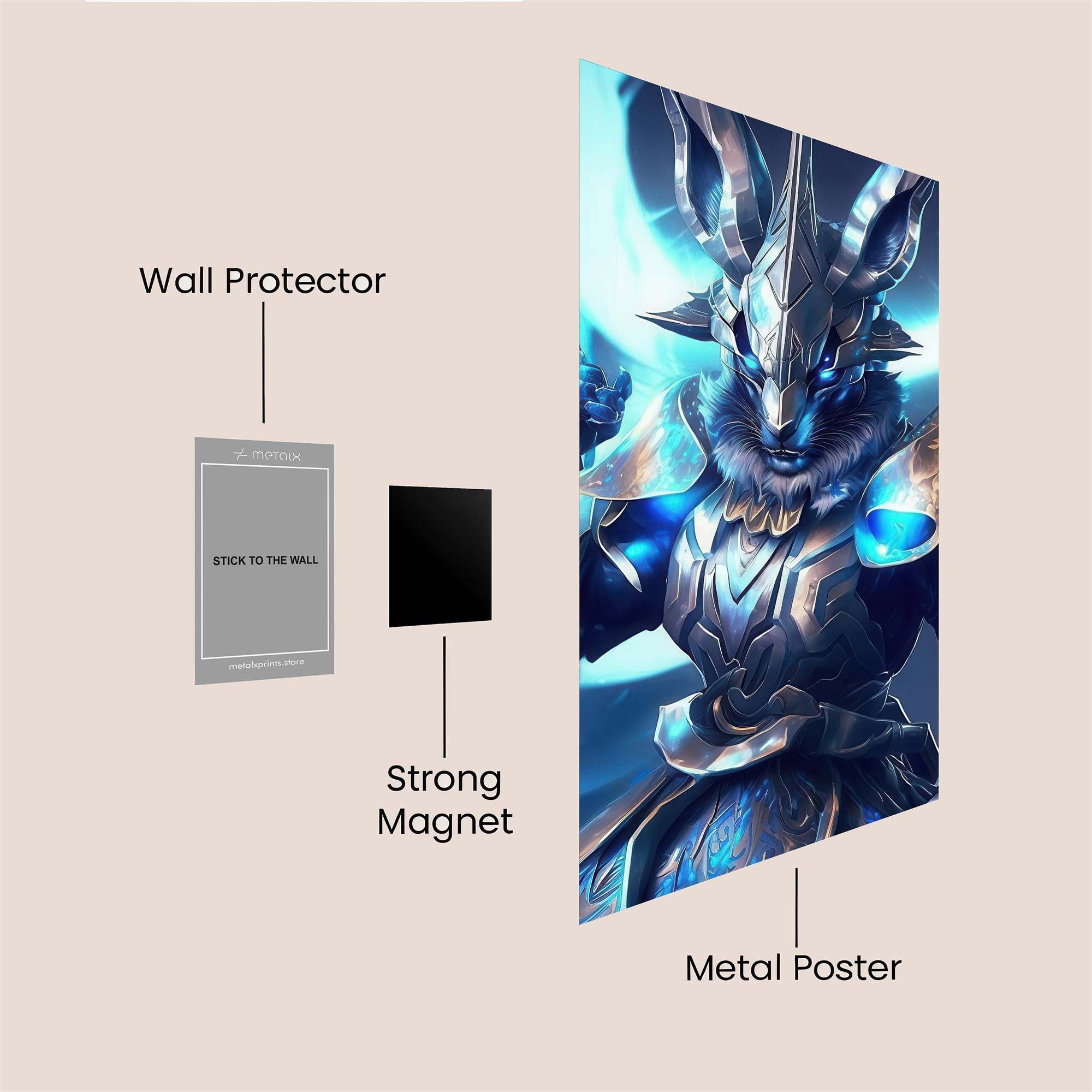 Lunar Sentinel Safe Wall Magnetic / M