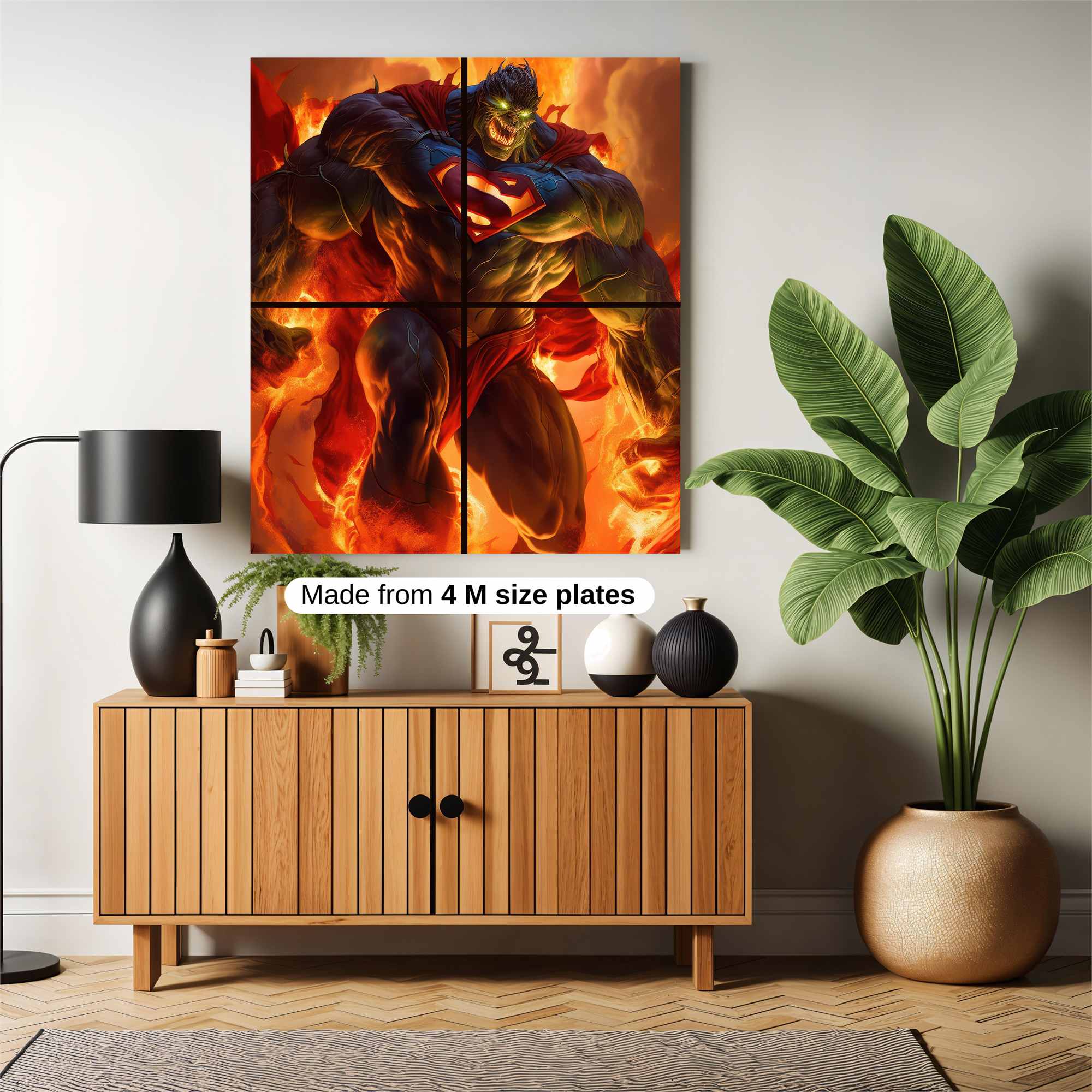 Superman Fury Safe Wall Magnetic / M