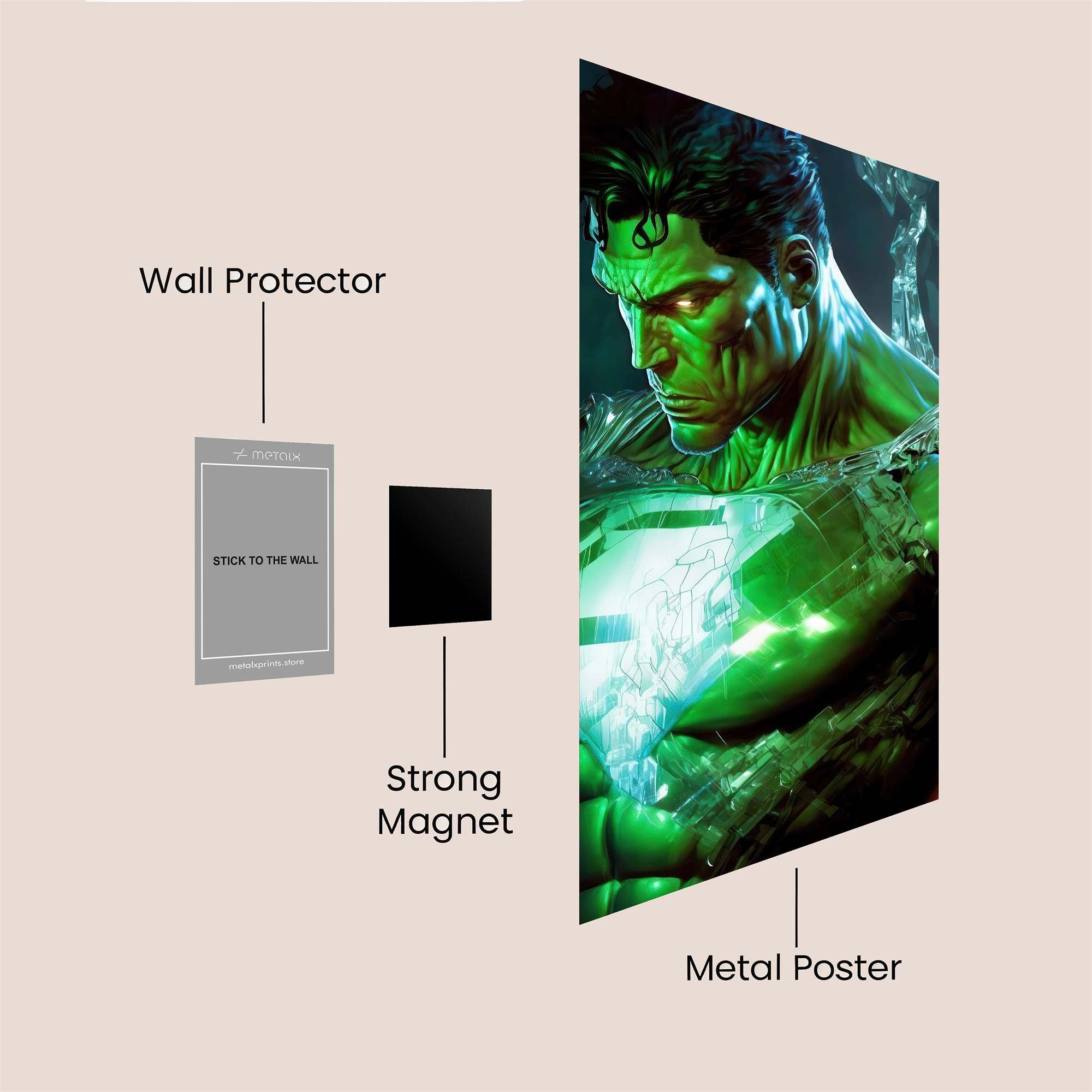 Kryptonite Transformation Safe Wall Magnetic / M