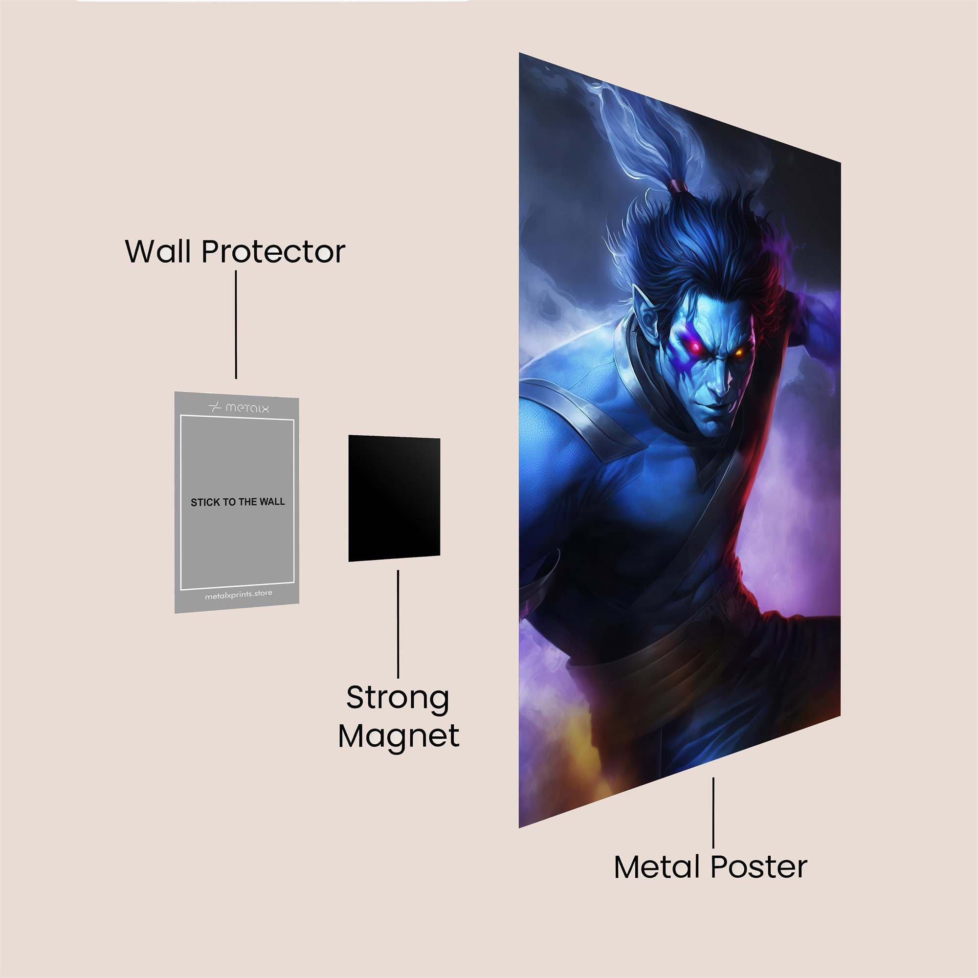 Nightcrawler Vigor Safe Wall Magnetic / M