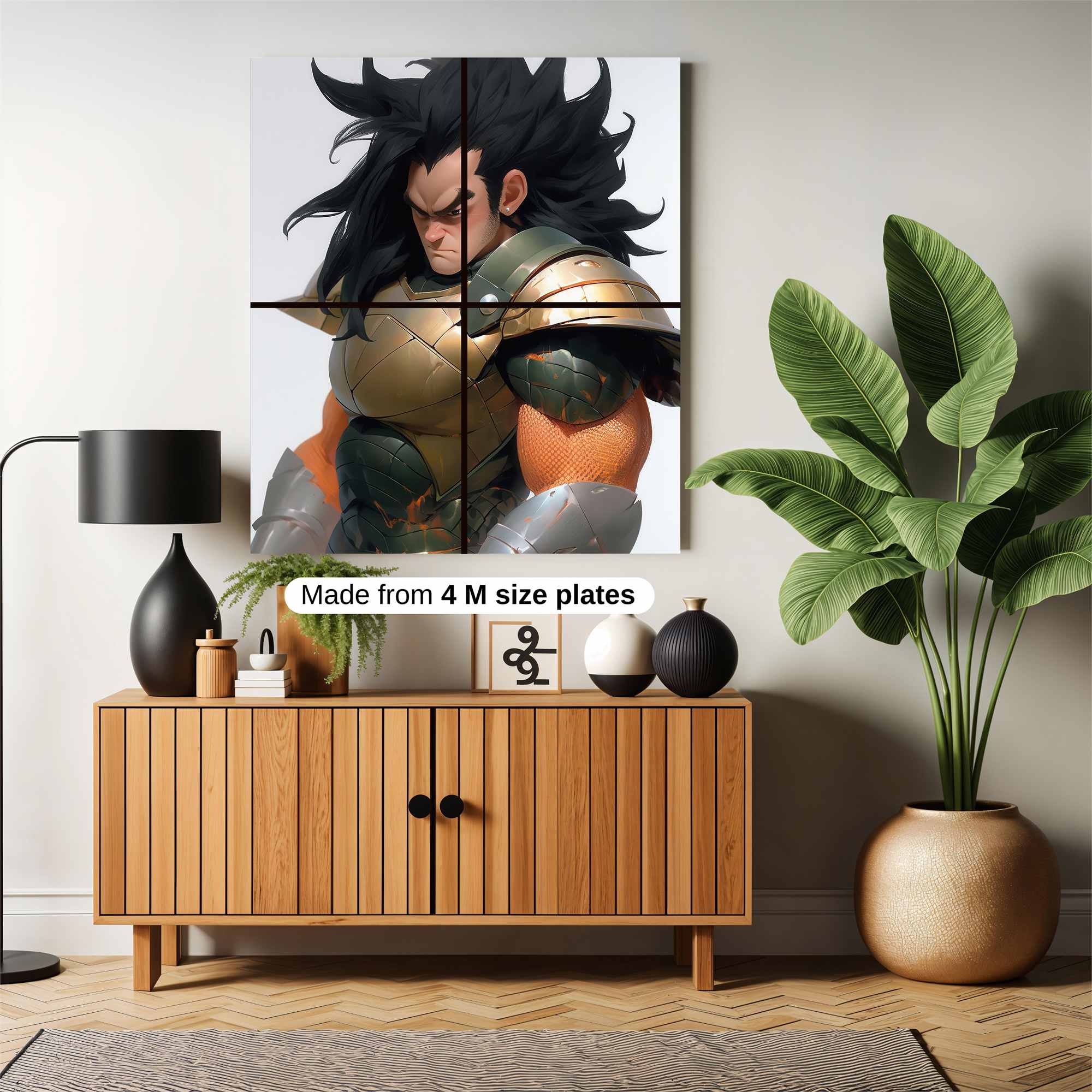 Saiyan Resolve Safe Wall Magnetic / M