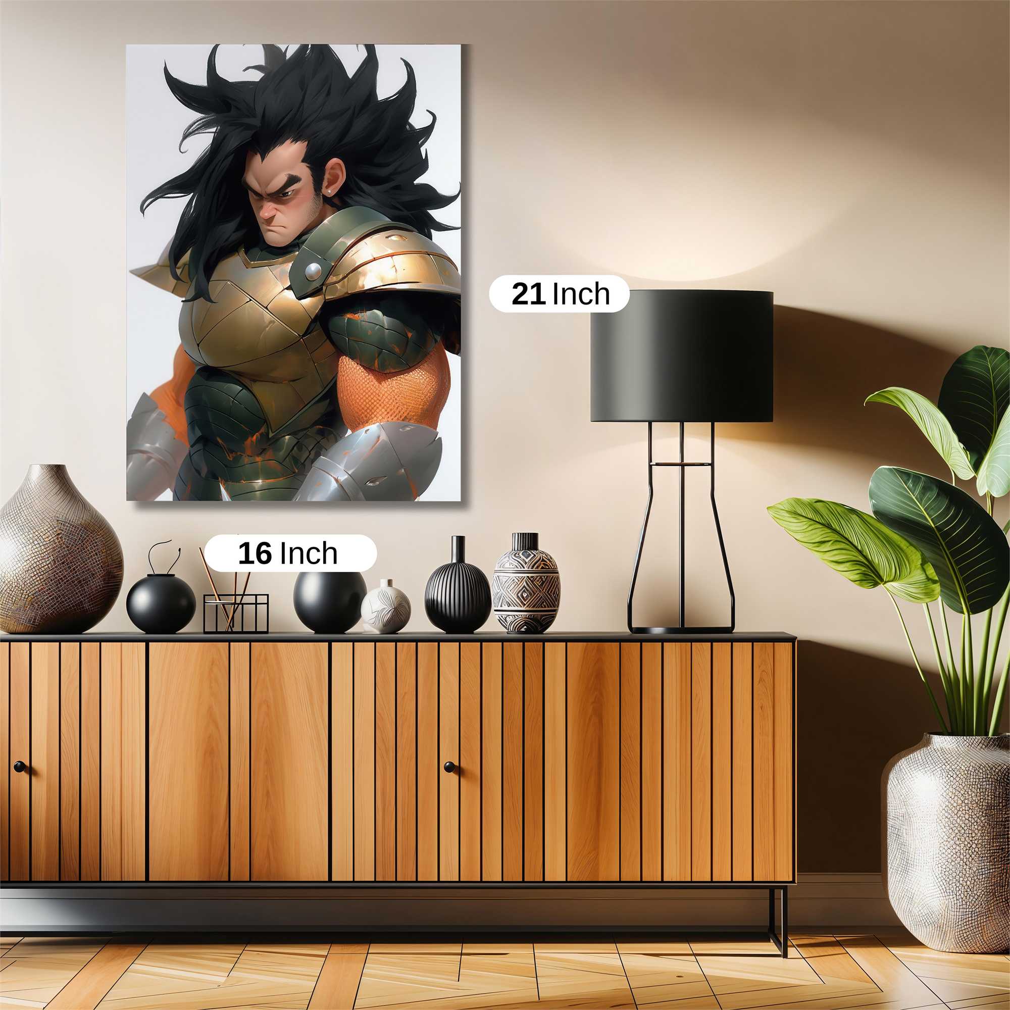 Saiyan Resolve Safe Wall Magnetic / M