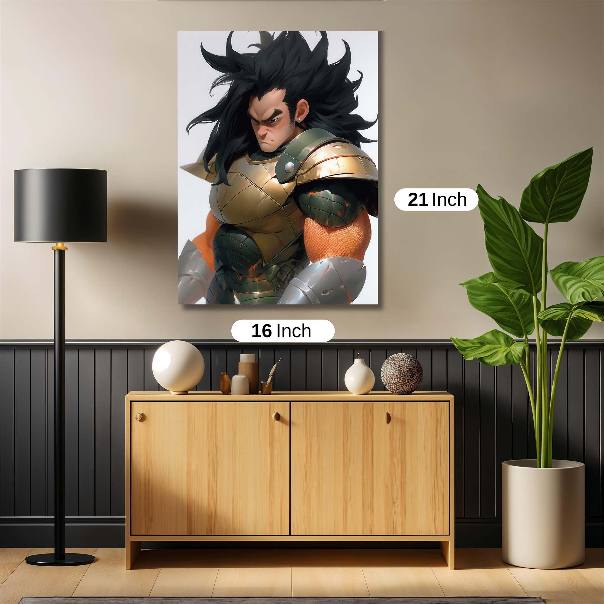 Saiyan Resolve Safe Wall Magnetic / M