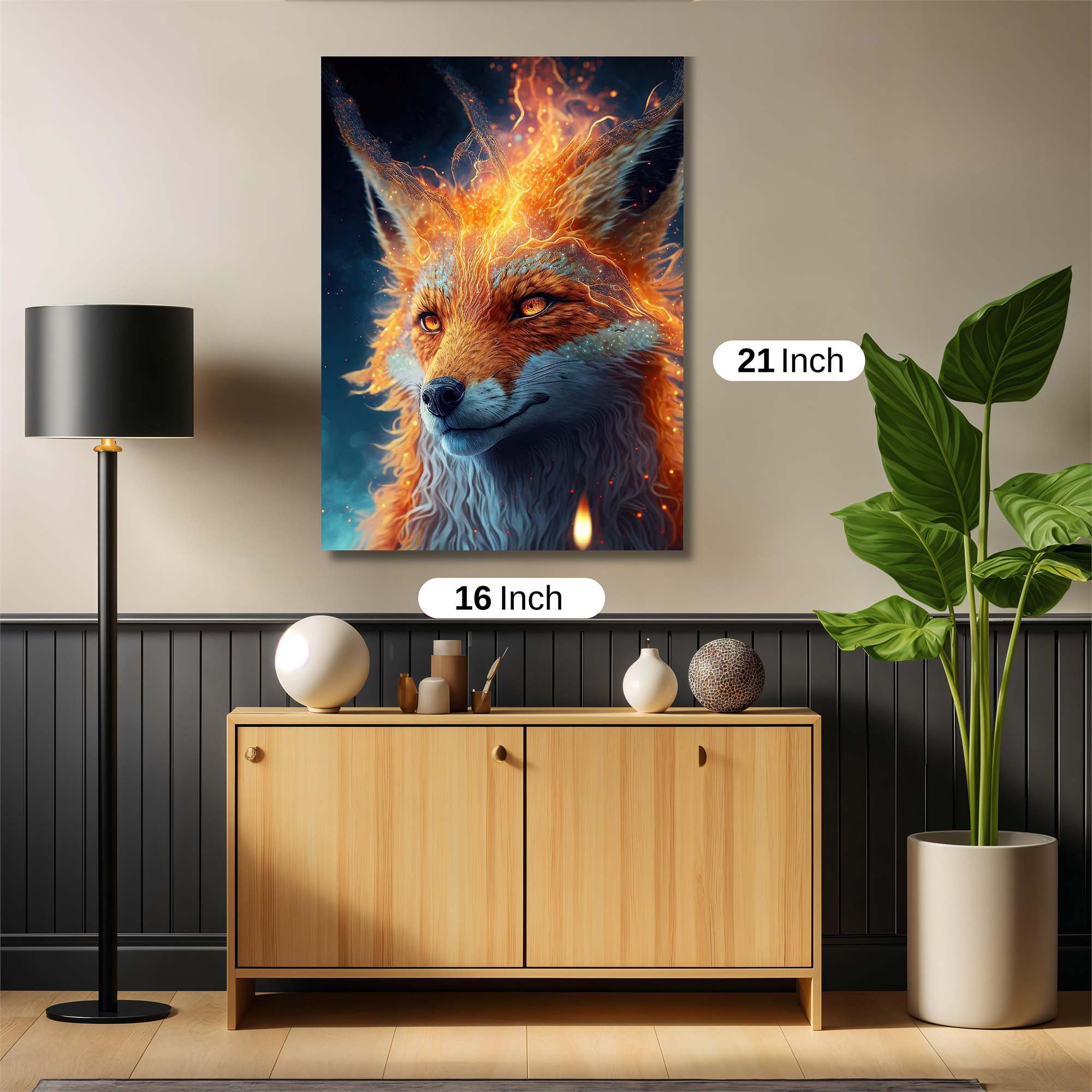 Fiery Elegance Safe Wall Magnetic / M