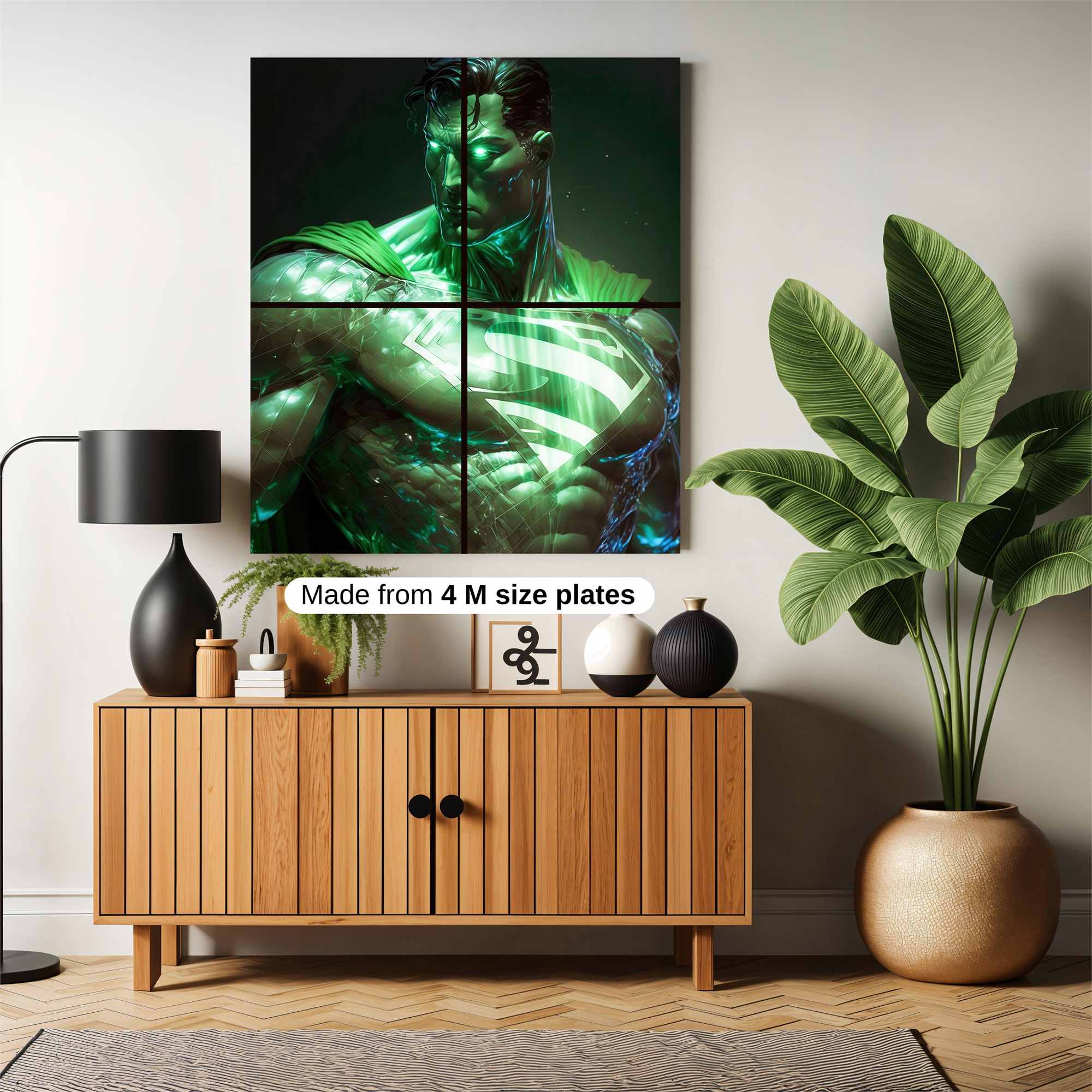 Superman Luminous Safe Wall Magnetic / M