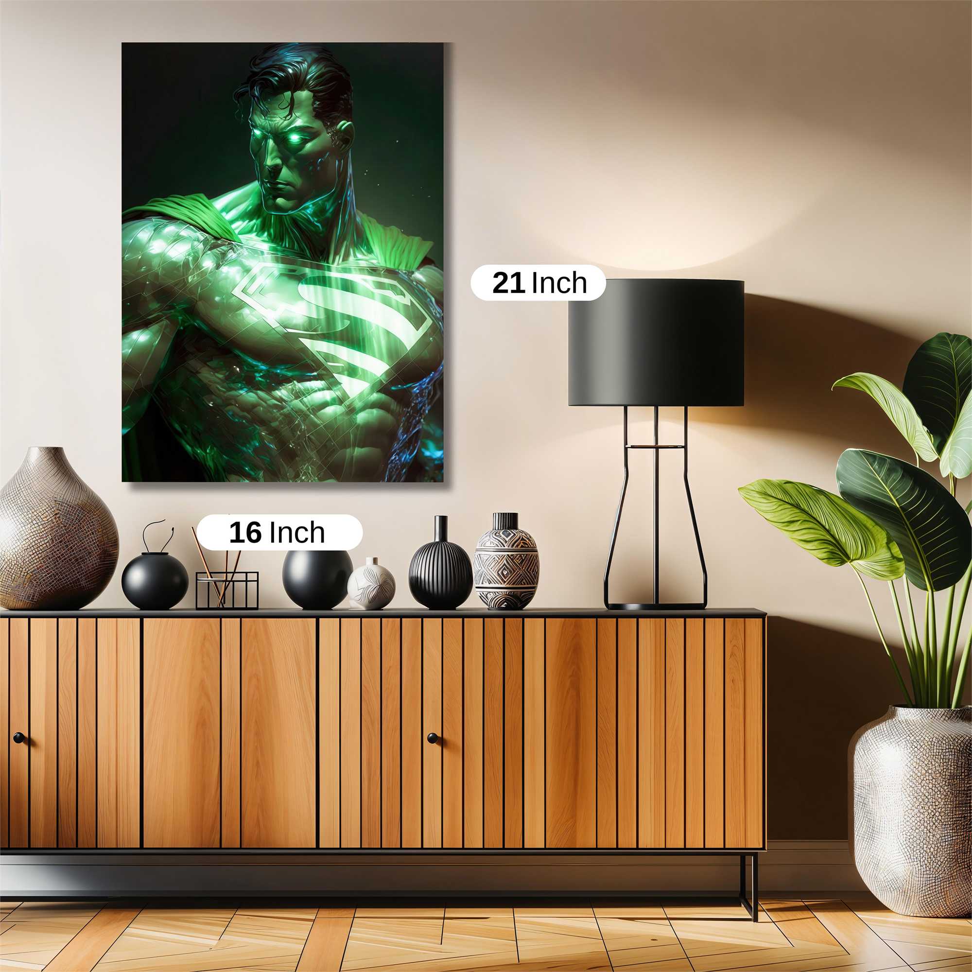 Superman Luminous Safe Wall Magnetic / M