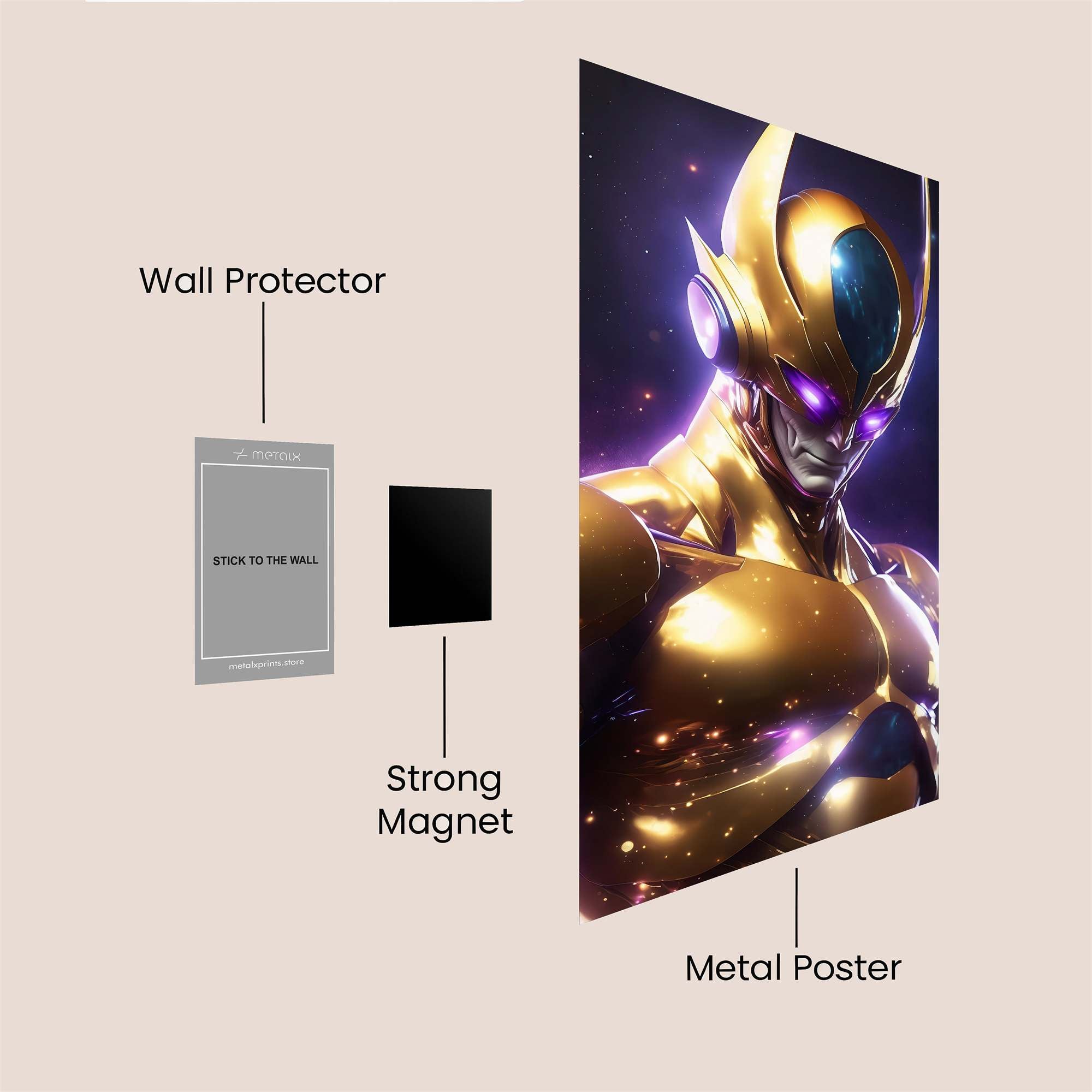 Golden Radiance Safe Wall Magnetic / M