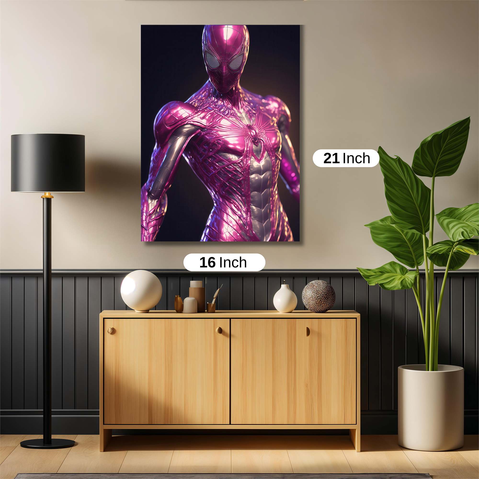 Violet Vigilant Safe Wall Magnetic / M