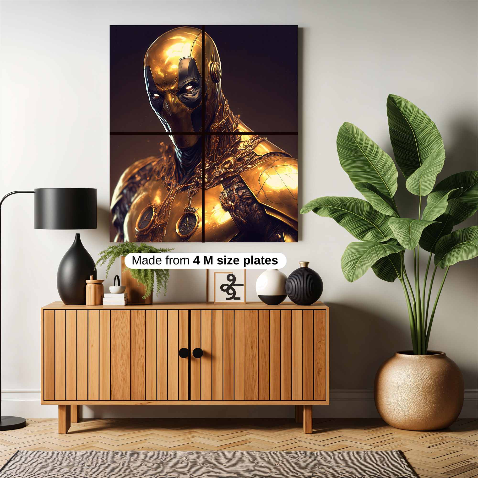 Golden Vigilante Safe Wall Magnetic / M