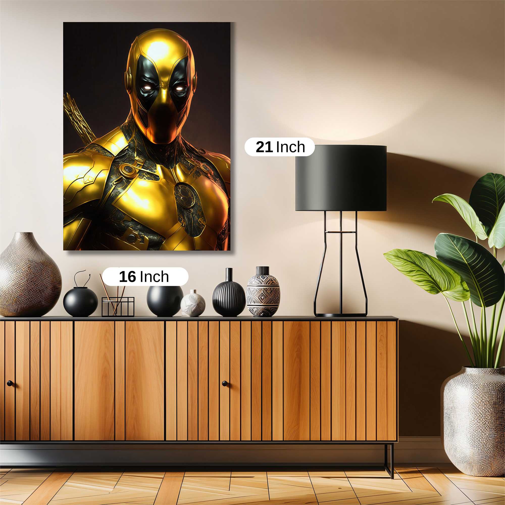 Golden Mercenary Safe Wall Magnetic / M