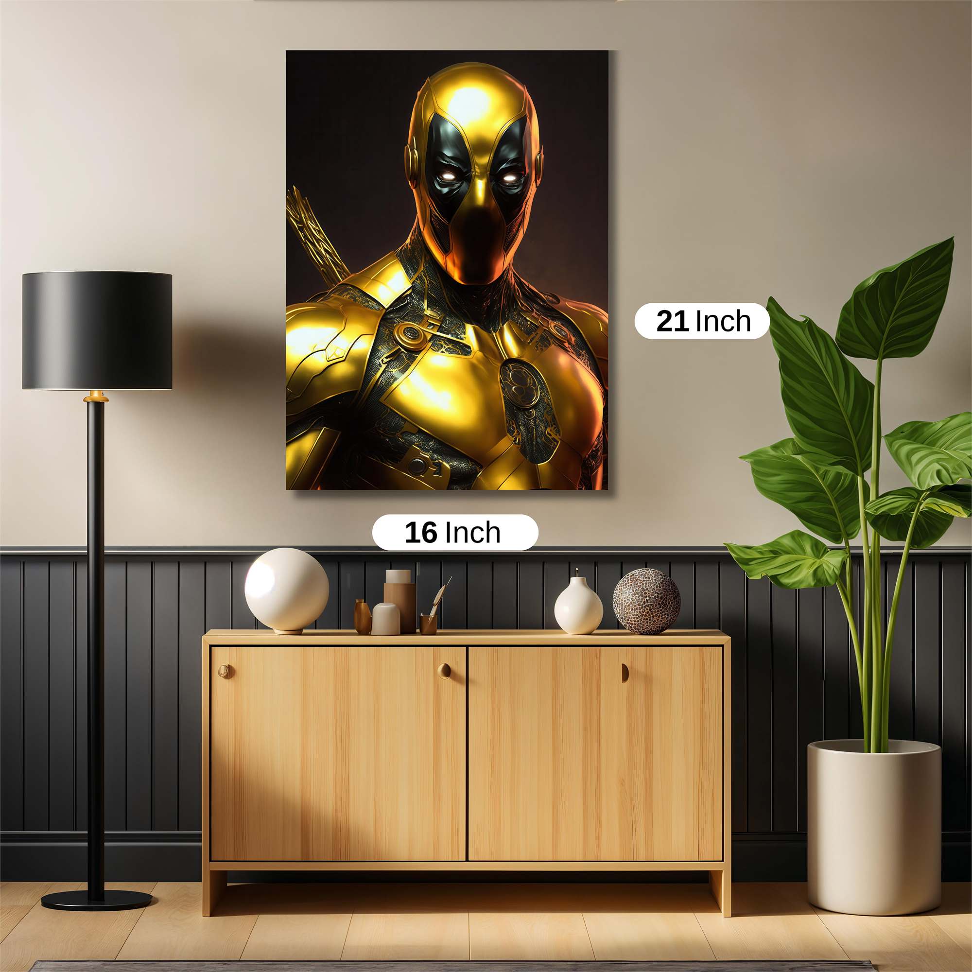 Golden Mercenary Safe Wall Magnetic / M