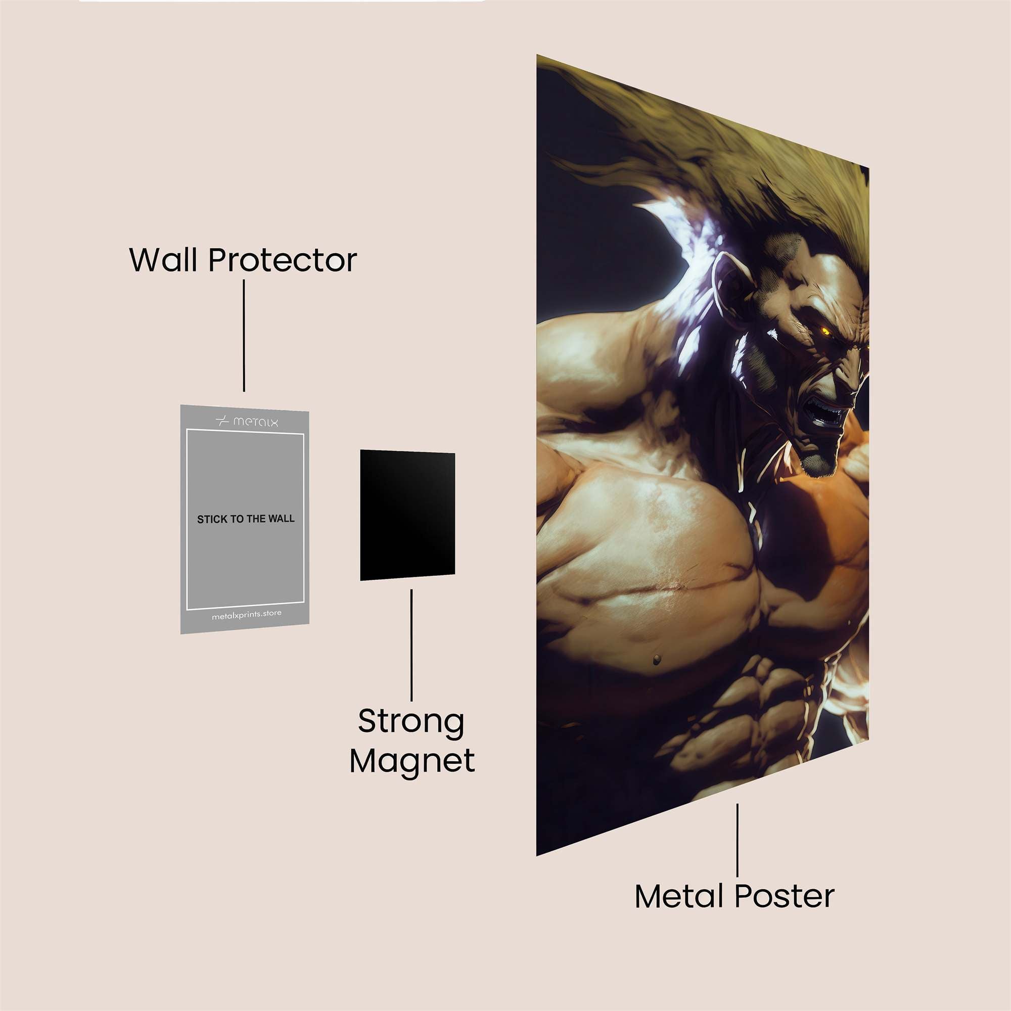 Savage Intensity Safe Wall Magnetic / M