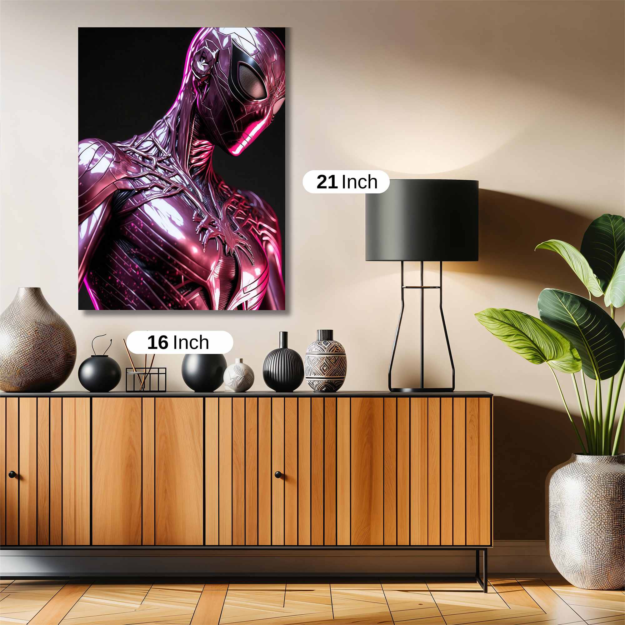 Spider-Tech Luminescence Safe Wall Magnetic / M