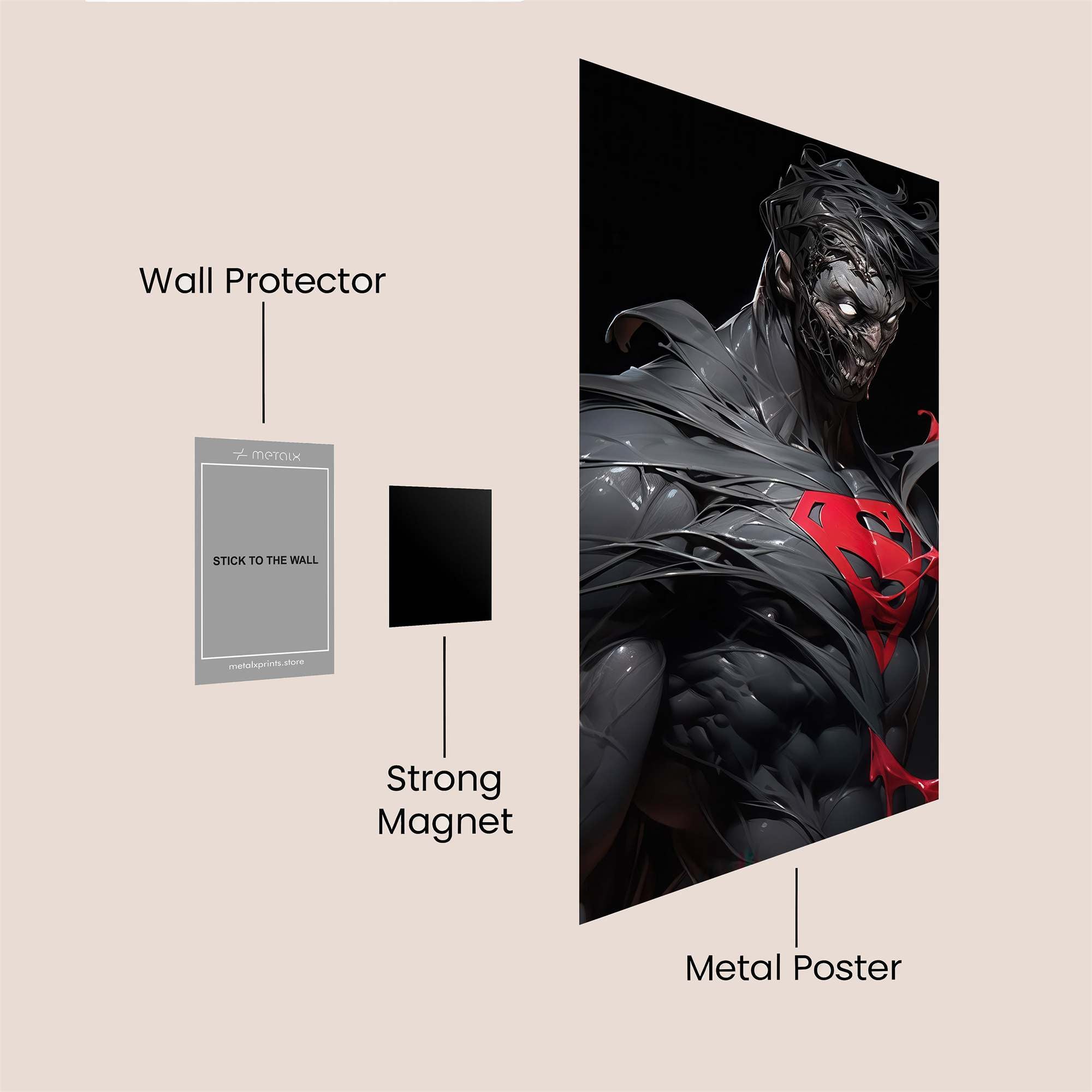 Zombie Invincible Safe Wall Magnetic / M