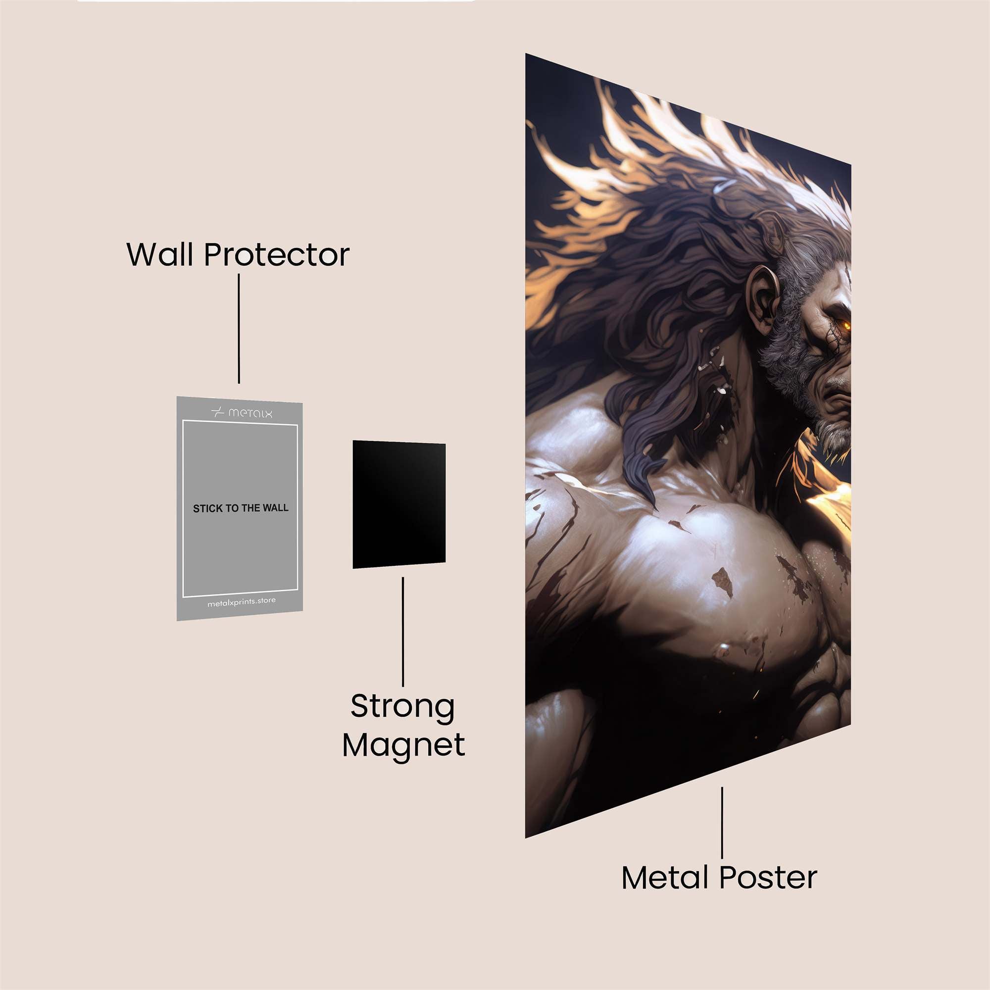 Fierce Valor Safe Wall Magnetic / M