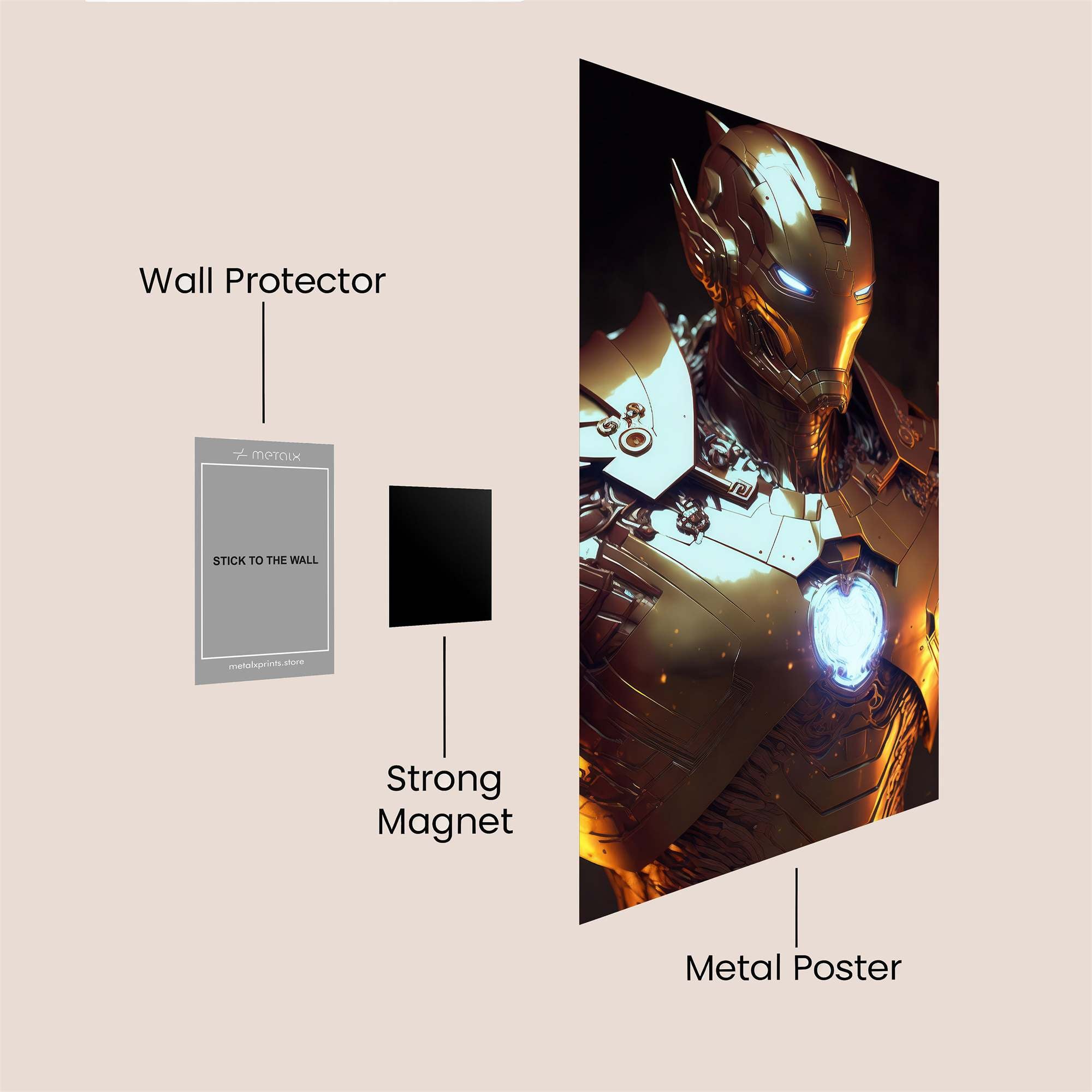 Iron Majesty Safe Wall Magnetic / M