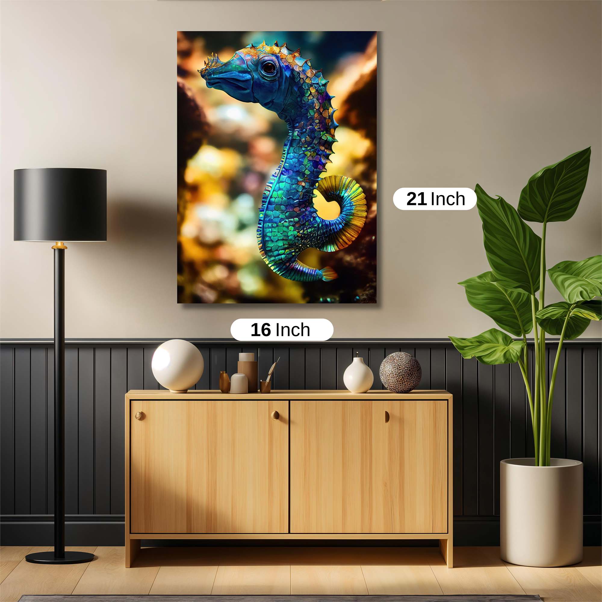 Seahorse Spectacle Safe Wall Magnetic / M