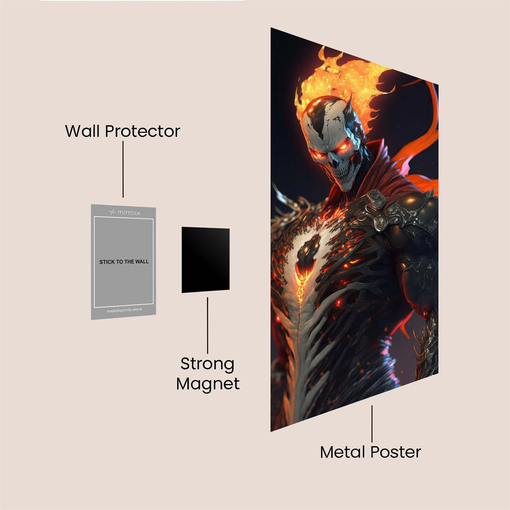 Inferno Majesty Safe Wall Magnetic / M