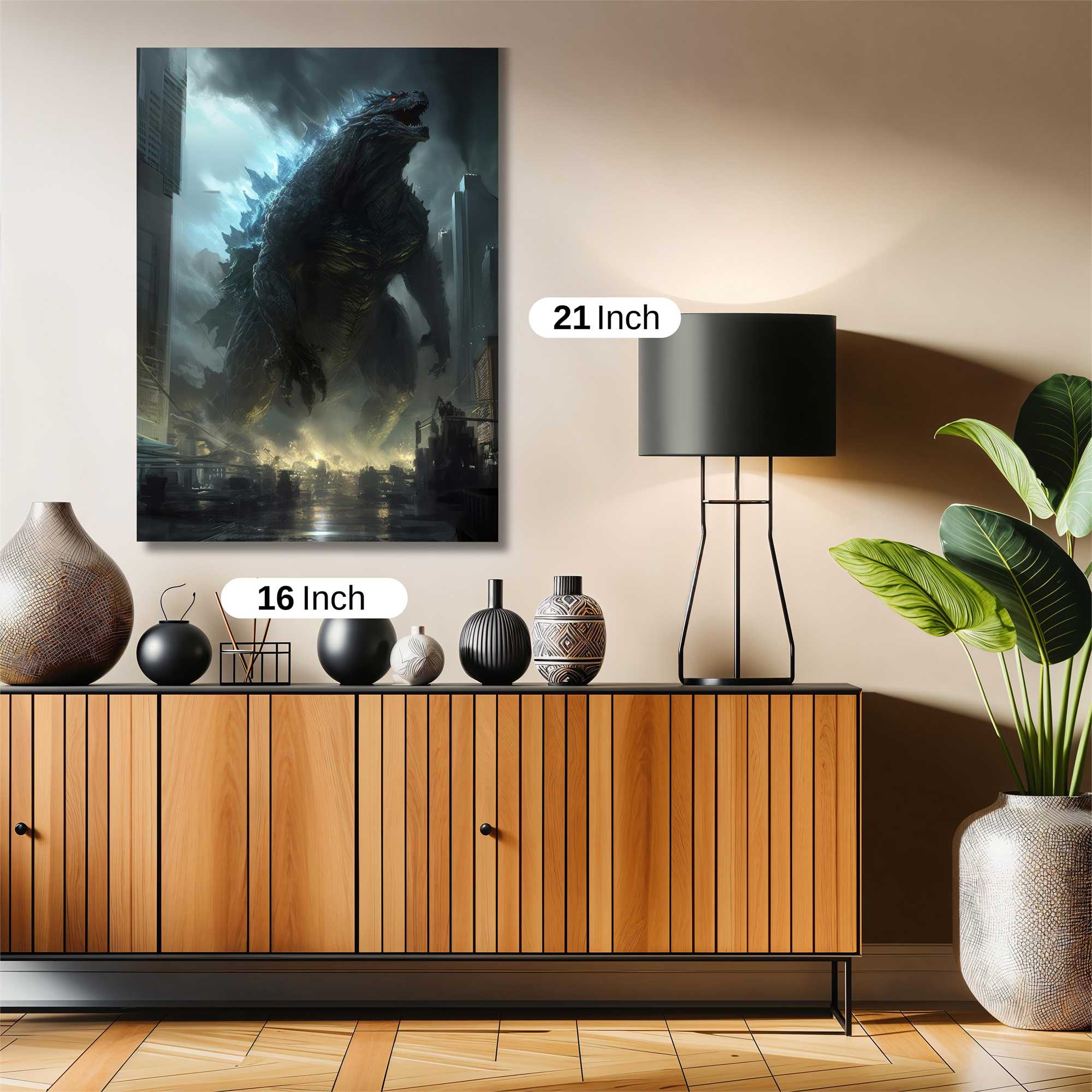 Godzilla Majesty Safe Wall Magnetic / M