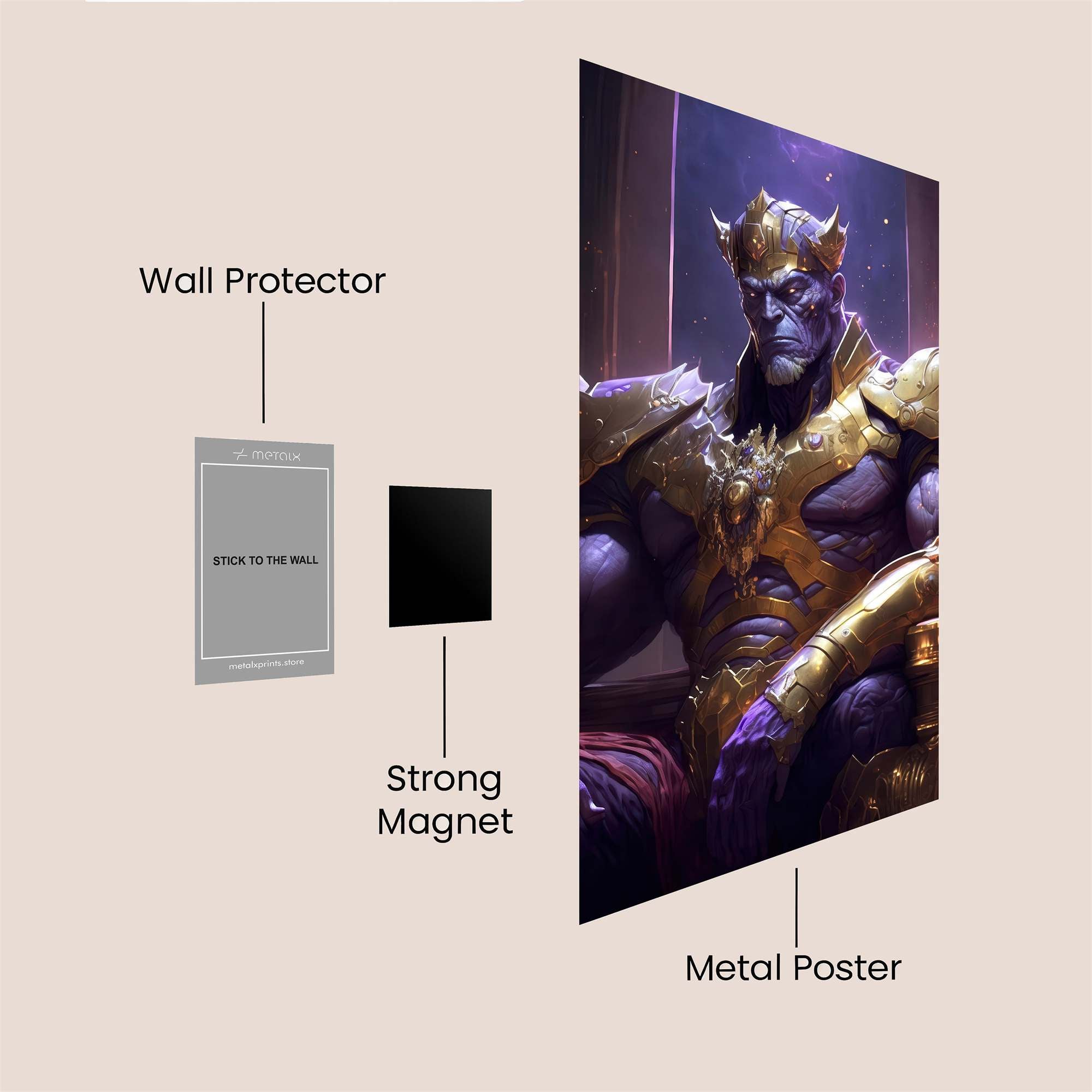 Thanos Majesty Safe Wall Magnetic / M