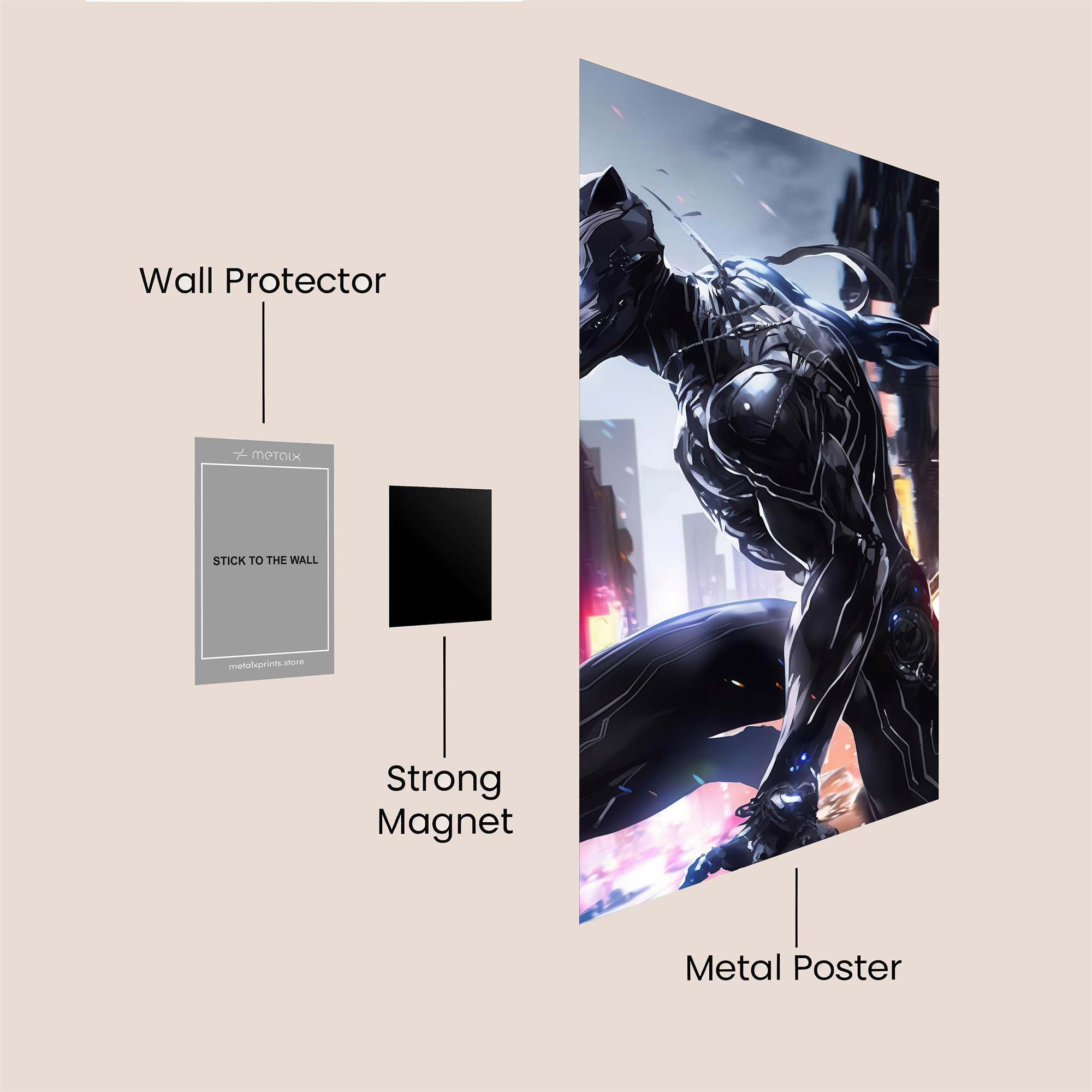 Panther Prowess Safe Wall Magnetic / M