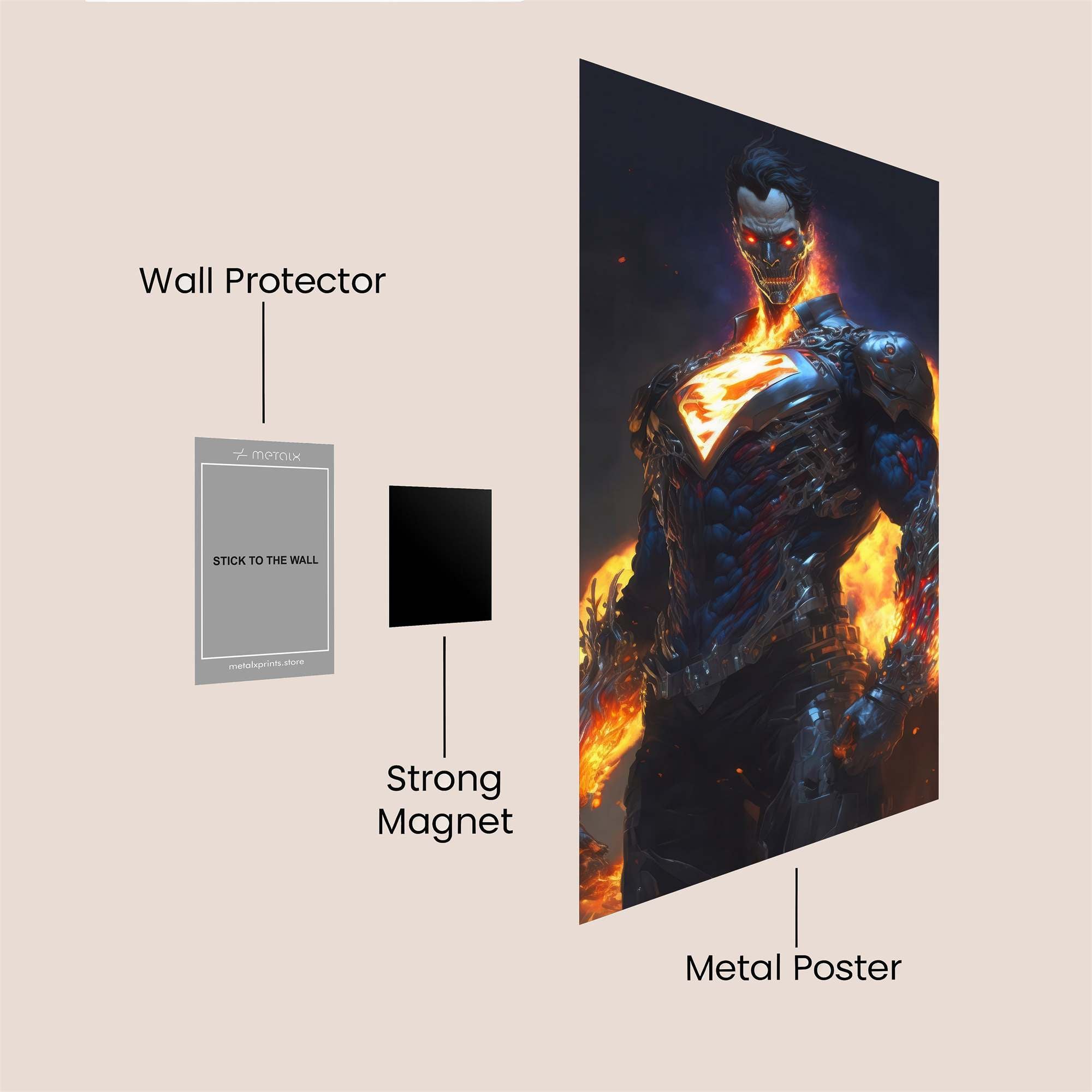 Inferno Sentinel Safe Wall Magnetic / M