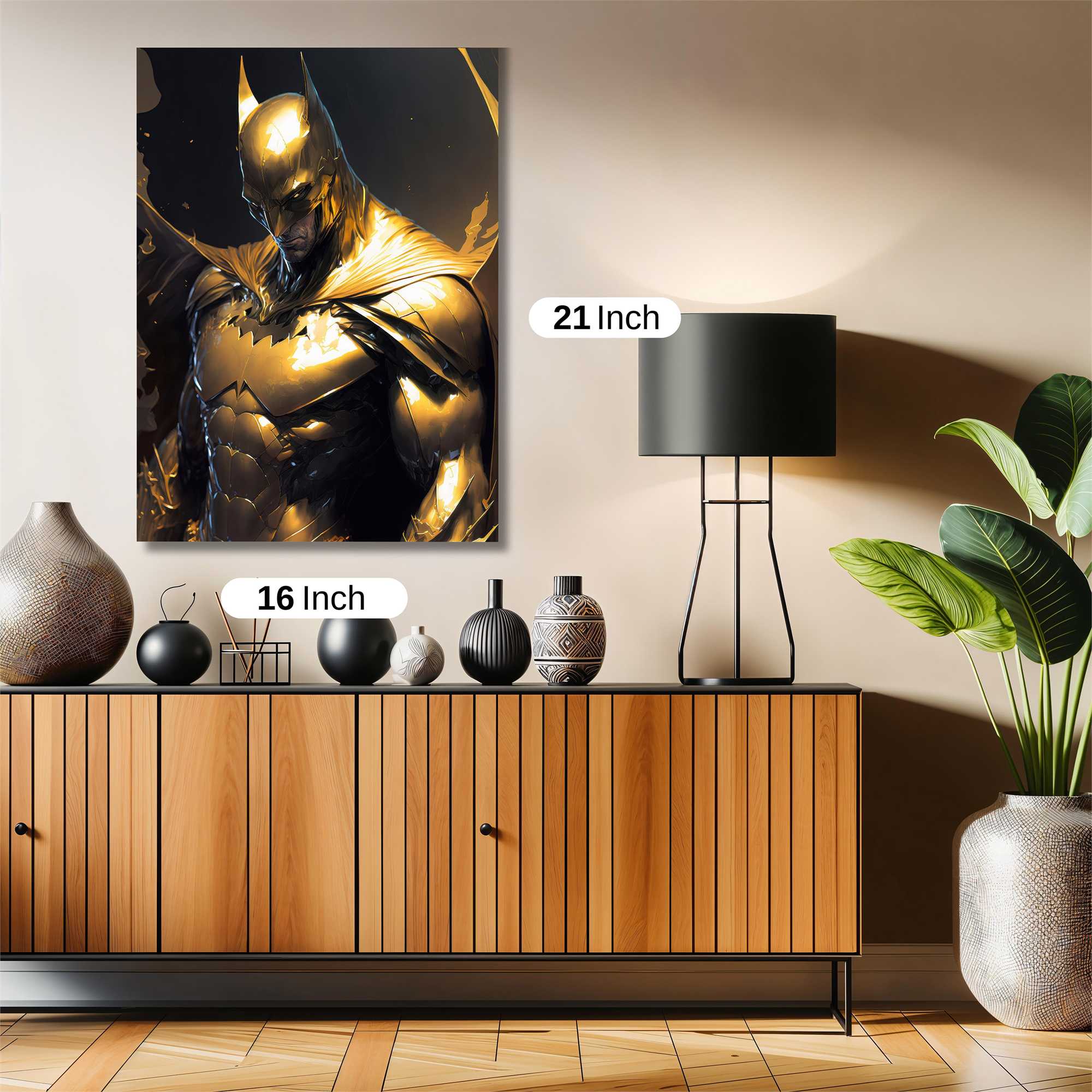 Golden Vigilante Safe Wall Magnetic / M