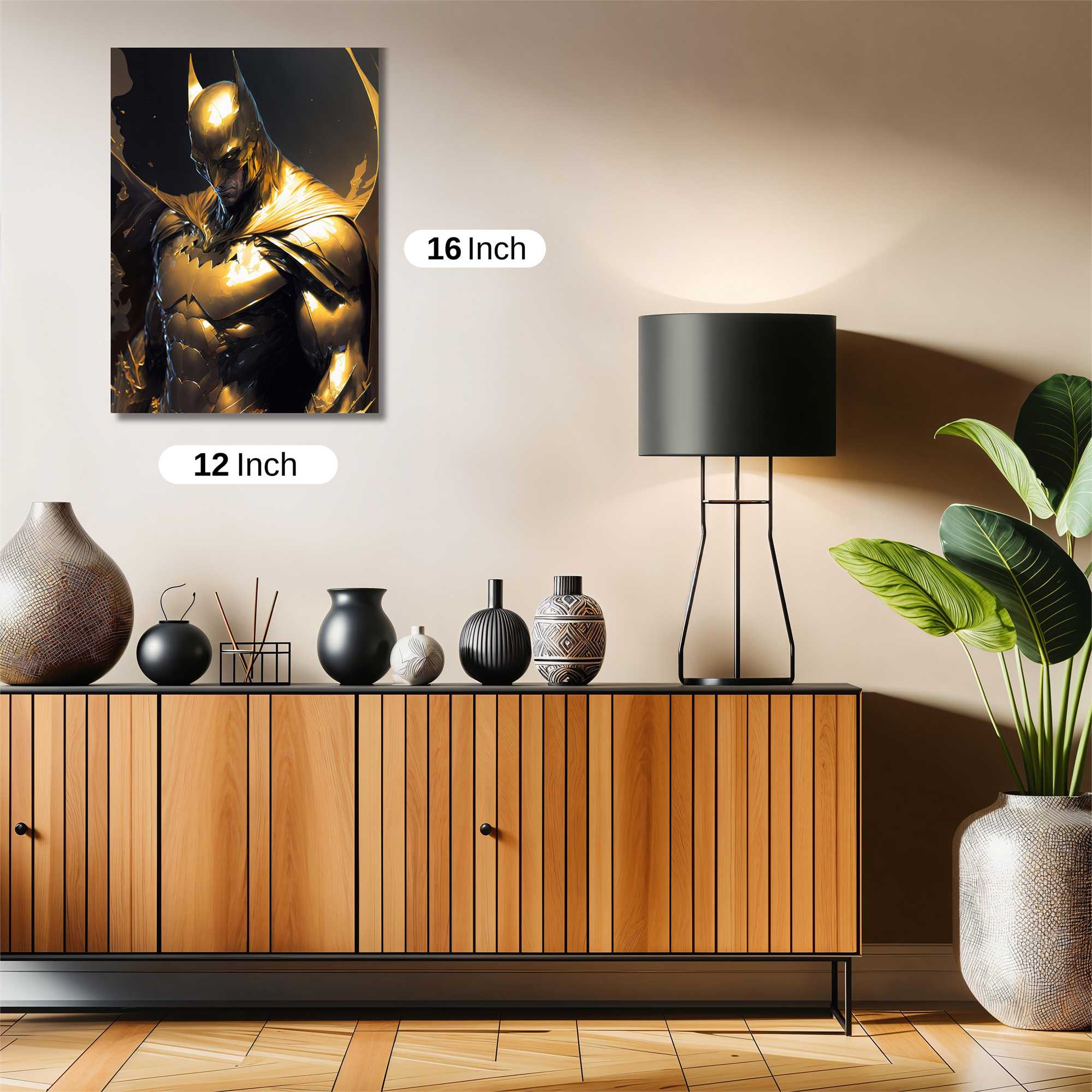 Golden Vigilante Safe Wall Magnetic / M